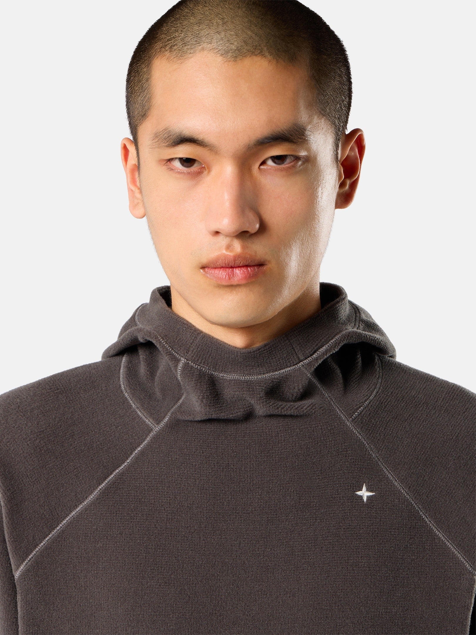 Stone Island Regular-Fit Hooded Sweatshirt with Raglan Sleeves 6100007