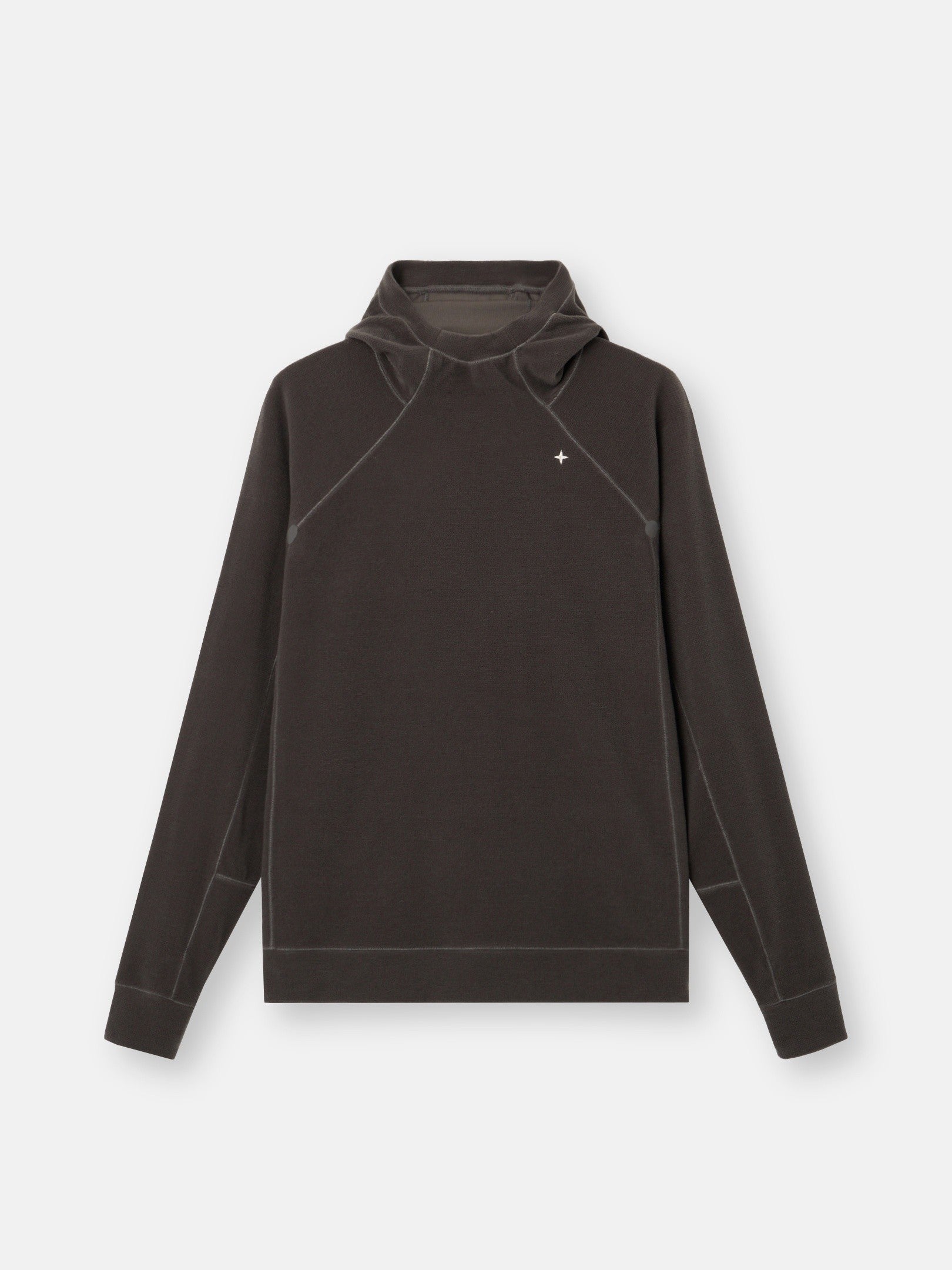 Stone Island Regular-Fit Hooded Sweatshirt with Raglan Sleeves 6100007
