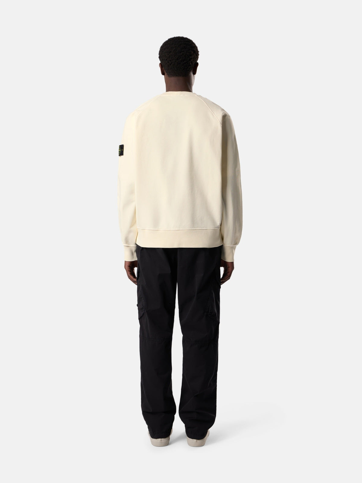 Stone Island Oversized-Fit Crewneck Sweatshirt with Raglan Sleeves 6100008