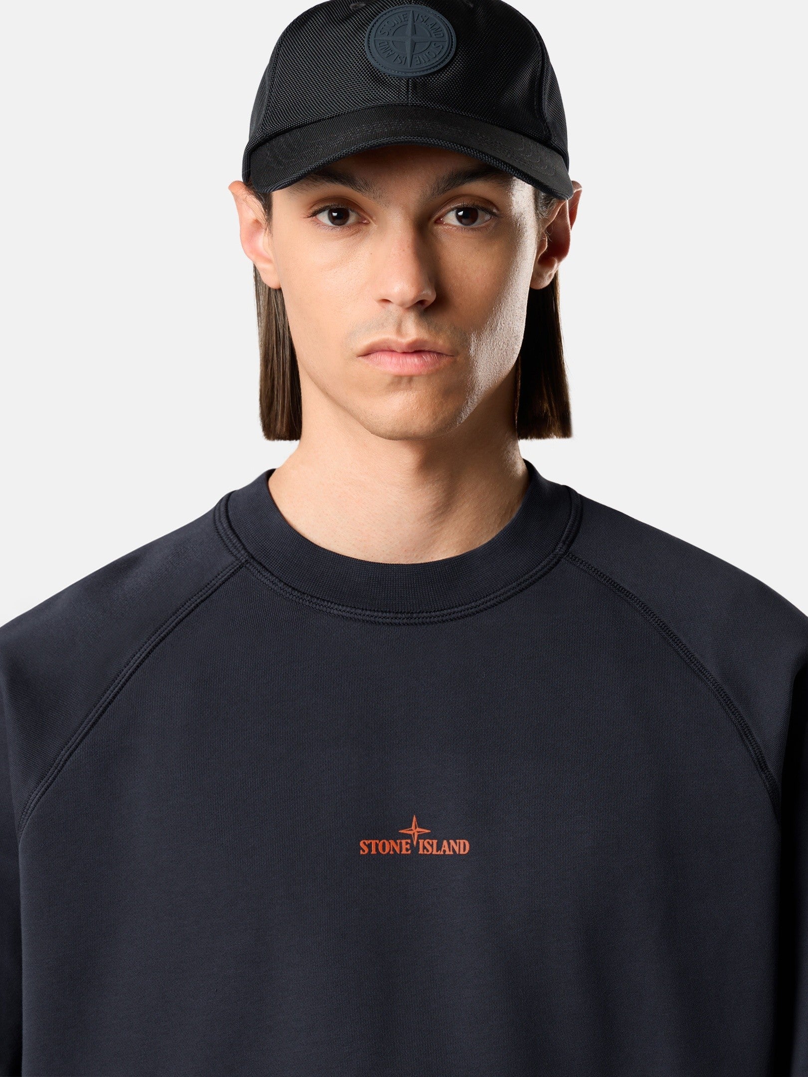 Stone Island Oversized-Fit Crewneck Sweatshirt with 'desert' Print 6100008