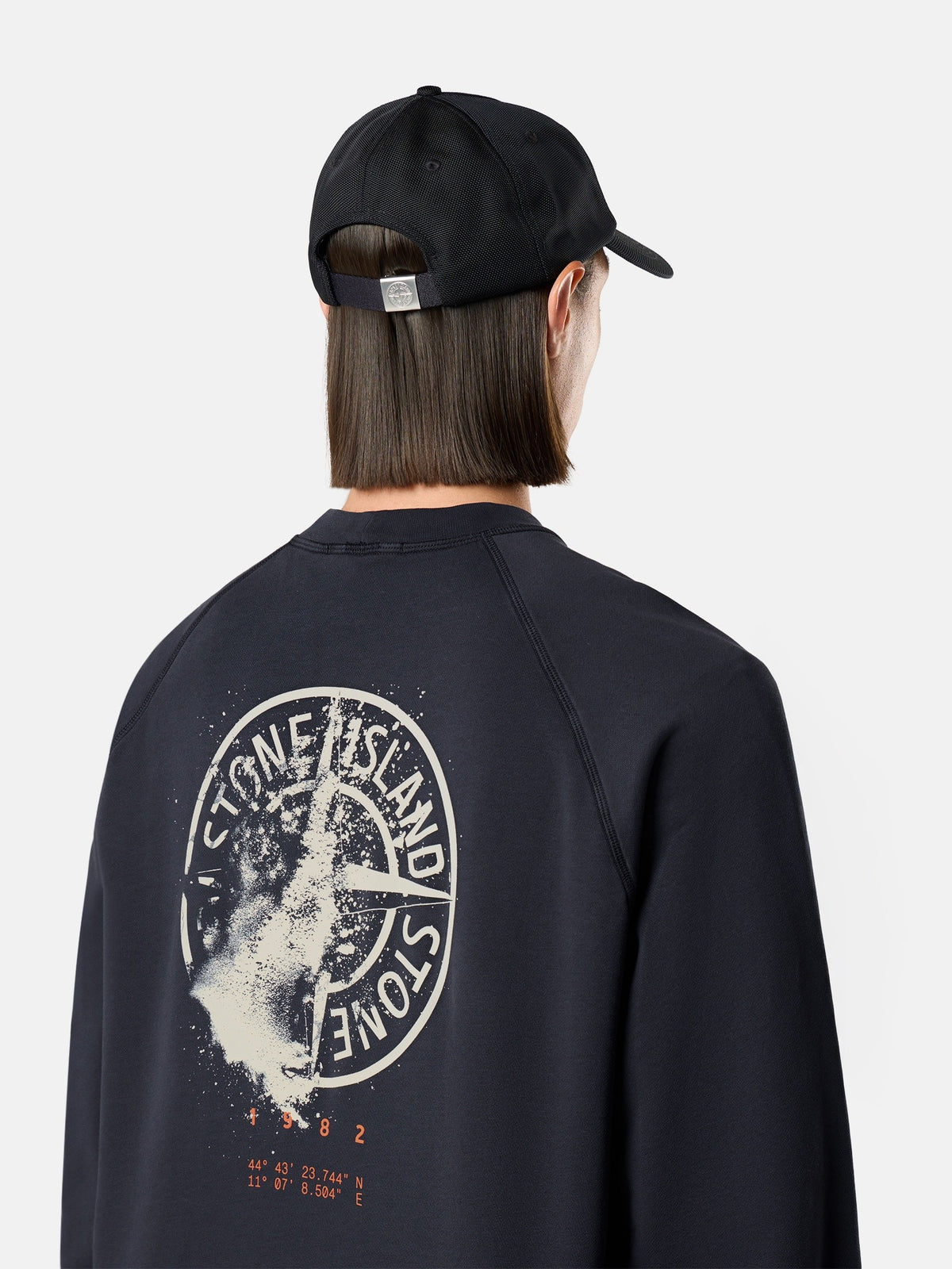 Stone Island Oversized-Fit Crewneck Sweatshirt with 'desert' Print 6100008