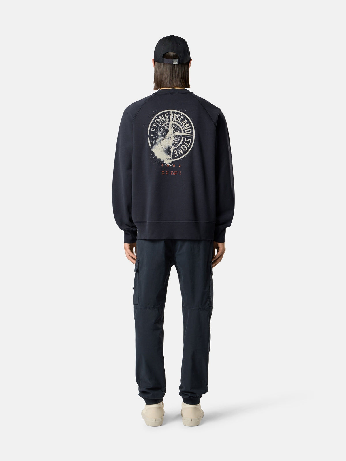 Stone Island Oversized-Fit Crewneck Sweatshirt with 'desert' Print 6100008