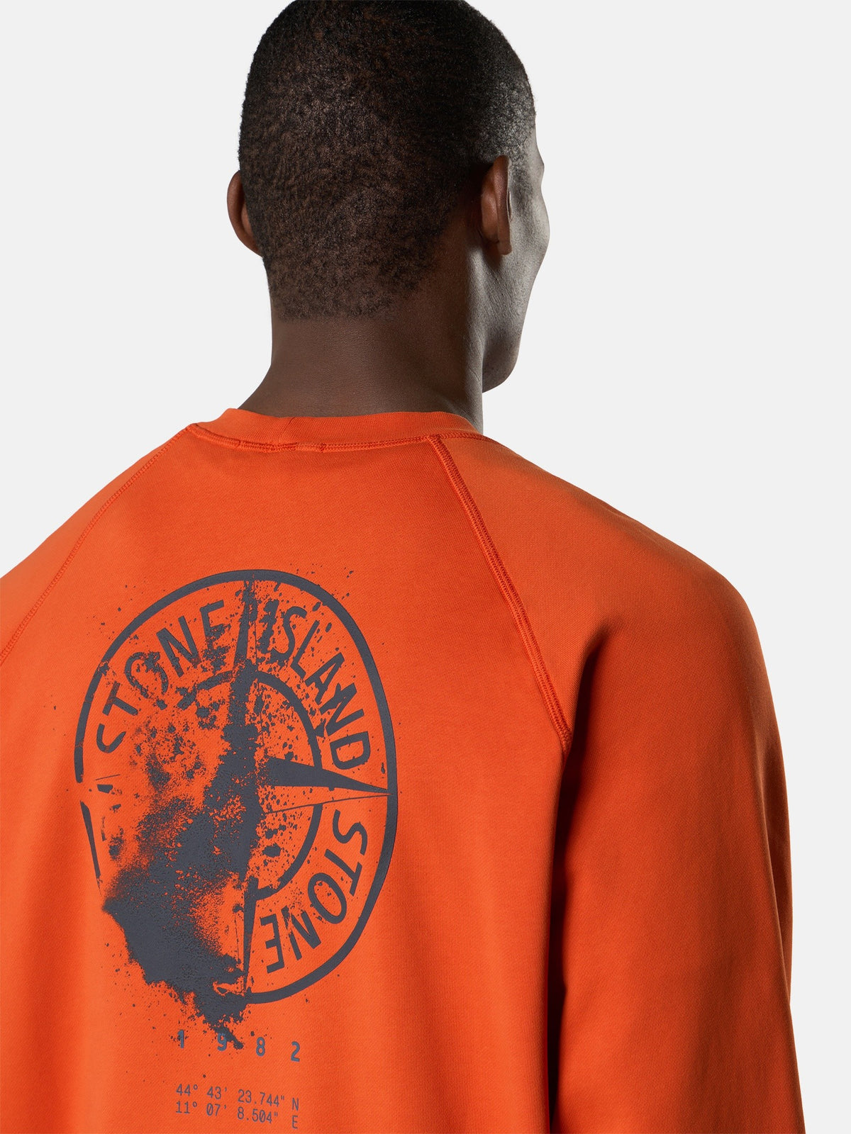 Stone Island Oversized-Fit Crewneck Sweatshirt with 'desert' Print 6100008