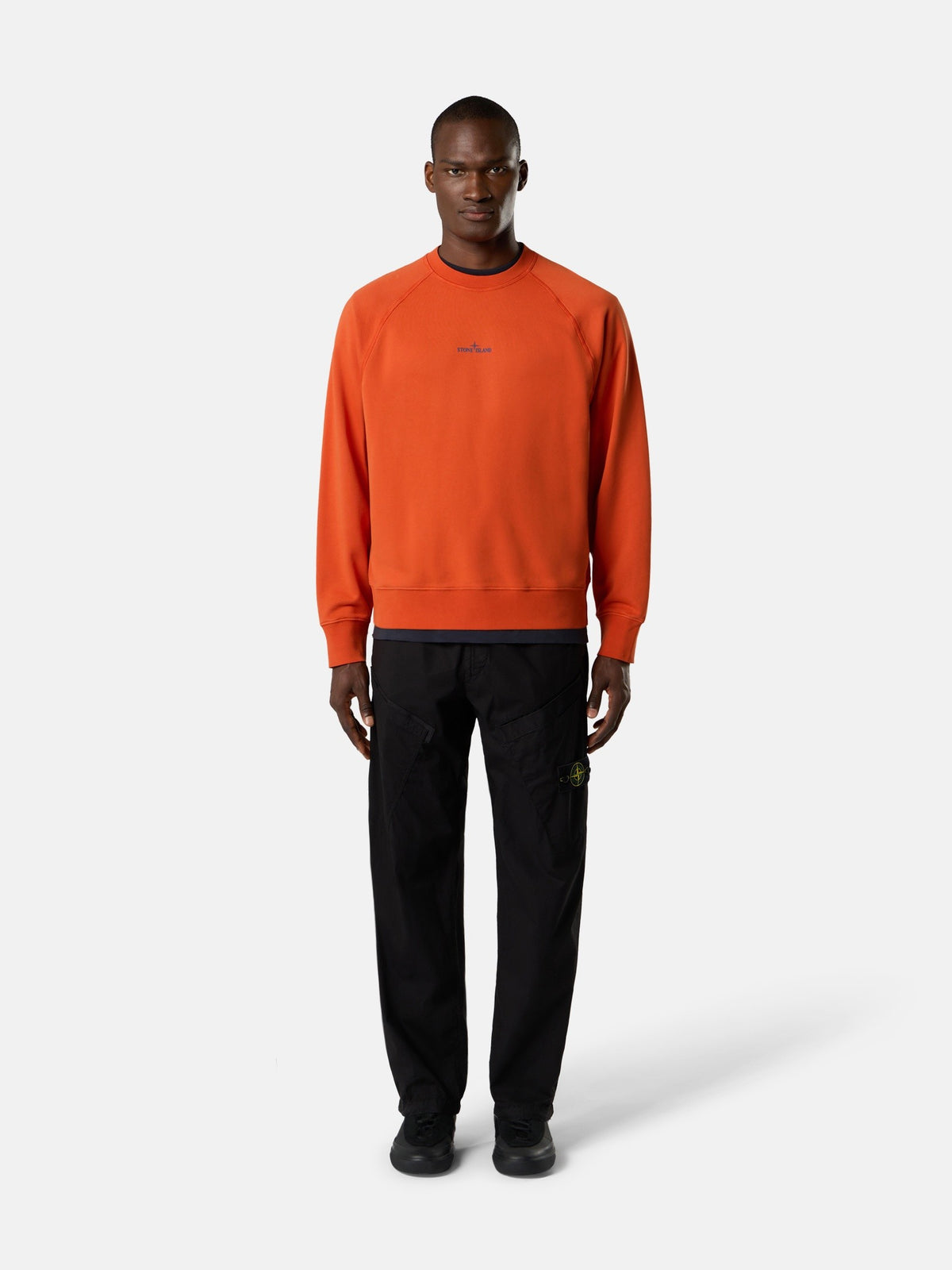 Stone Island Oversized-Fit Crewneck Sweatshirt with 'desert' Print 6100008