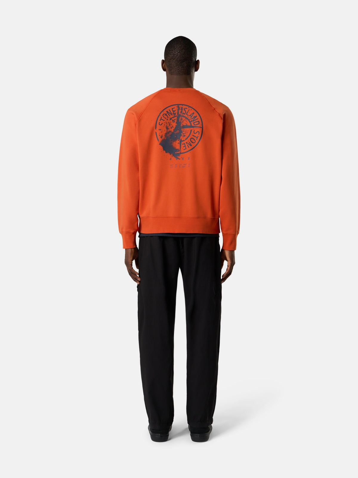 Stone Island Oversized-Fit Crewneck Sweatshirt with 'desert' Print 6100008