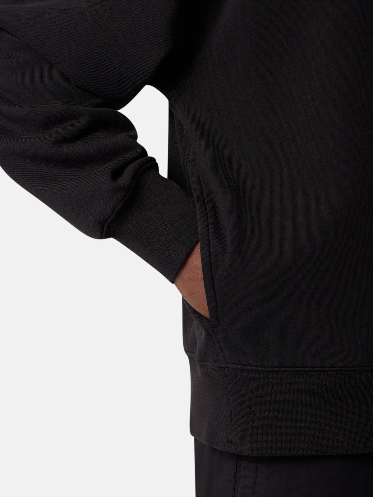 Stone Island Oversized-Fit Cardigan Sweatshirt with Snap Closure 6100010