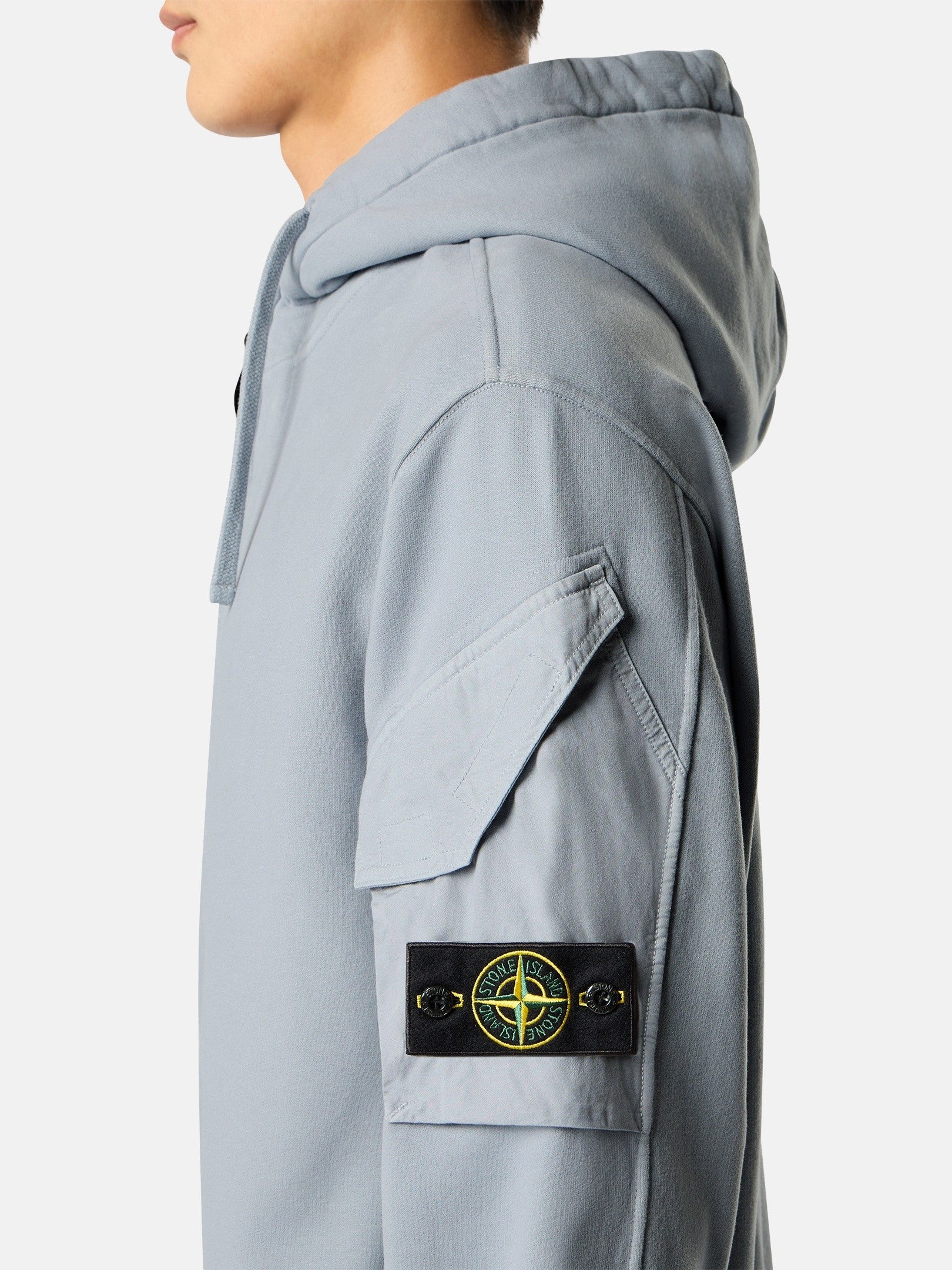 Stone Island Regular-Fit Zip-Up Hooded Sweatshirt with Pockets 6100016