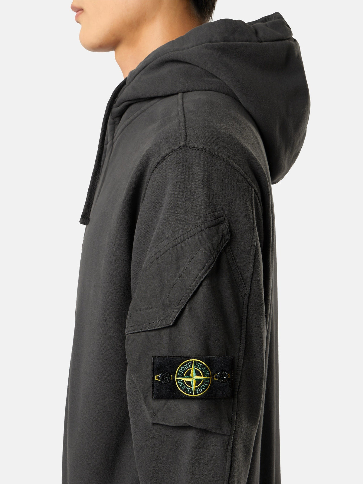 Stone Island Regular-Fit Zip-Up Hooded Sweatshirt with Pockets 6100016