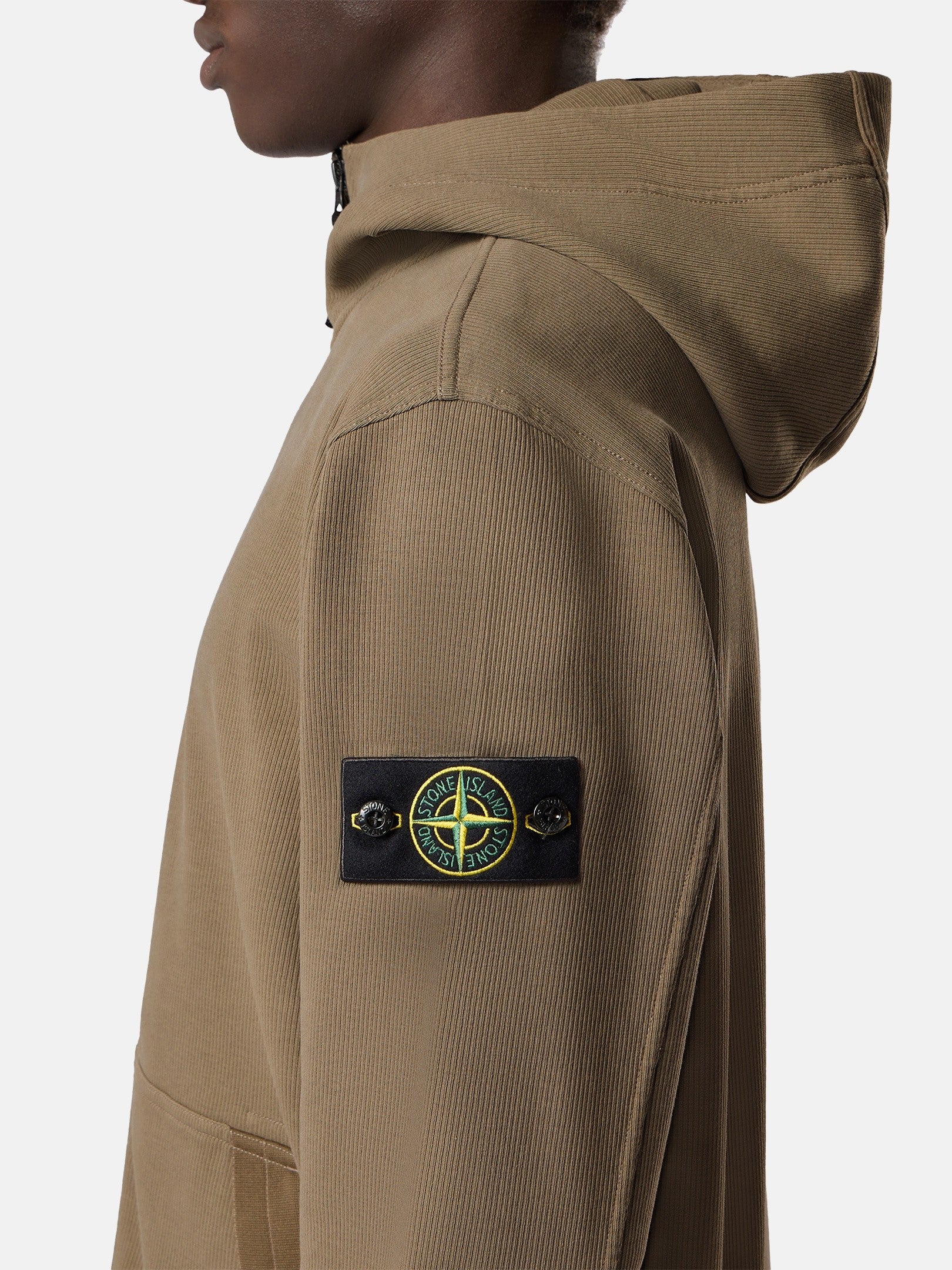 Stone Island Regular-Fit Zip-Up Hooded Sweatshirt with Pockets 6100020