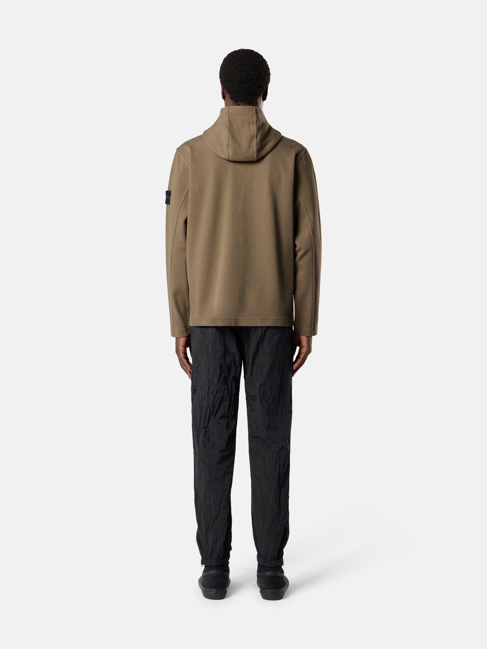Stone Island Regular-Fit Zip-Up Hooded Sweatshirt with Pockets 6100020
