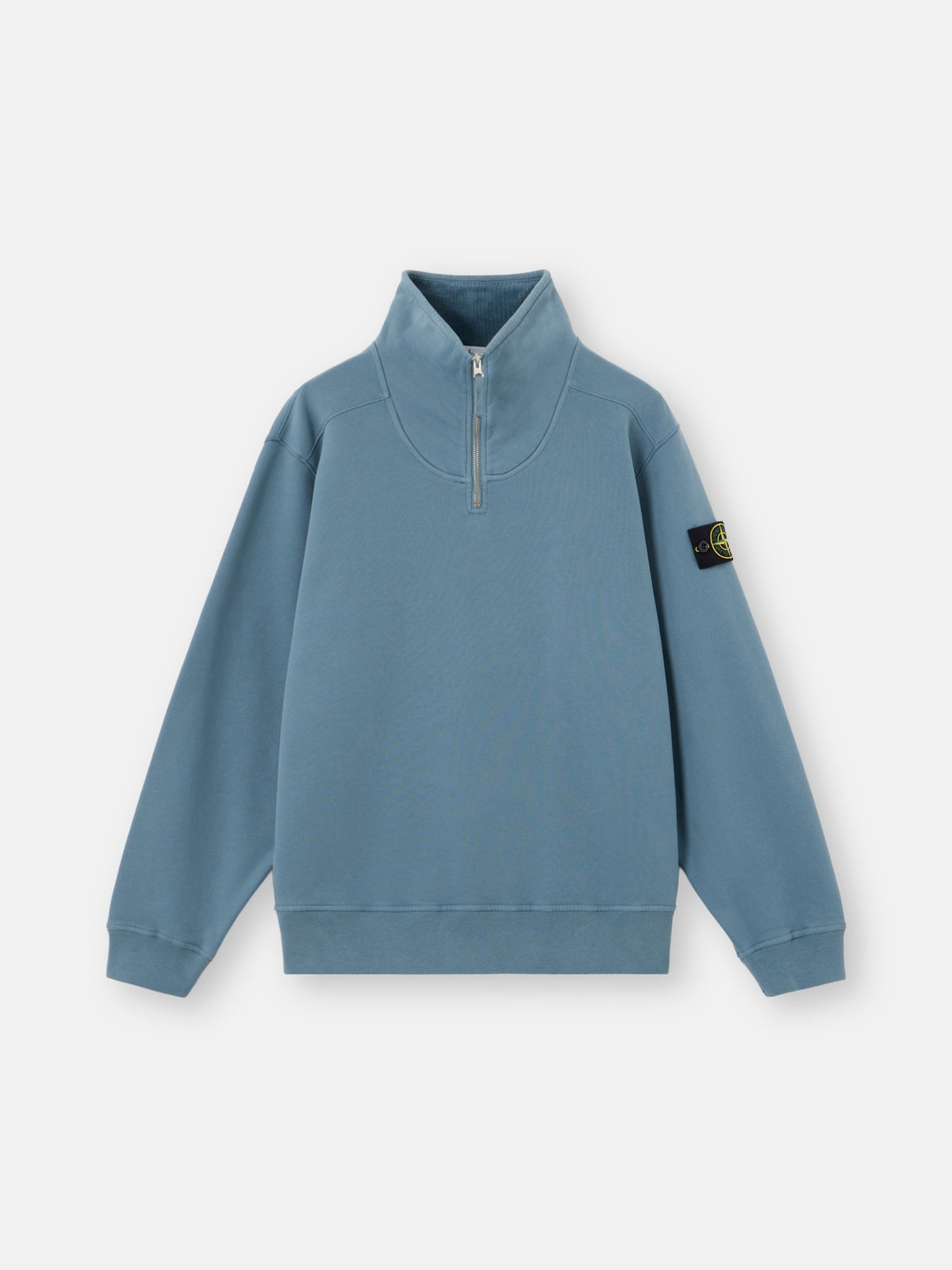 Stone Island Comfort-Fit Half-Zip Sweatshirt with Stand Collar 6100021