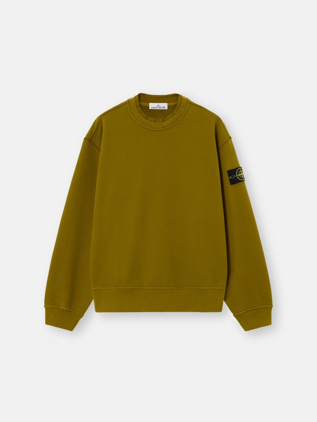 Stone Island Oversized-Fit Crewneck Sweatshirt with Ribbed Trims 6100022