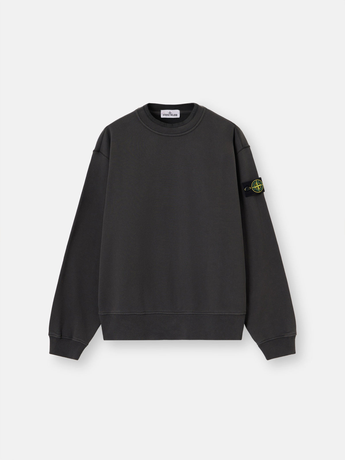 Stone Island Oversized-Fit Crewneck Sweatshirt with Ribbed Trims 6100022
