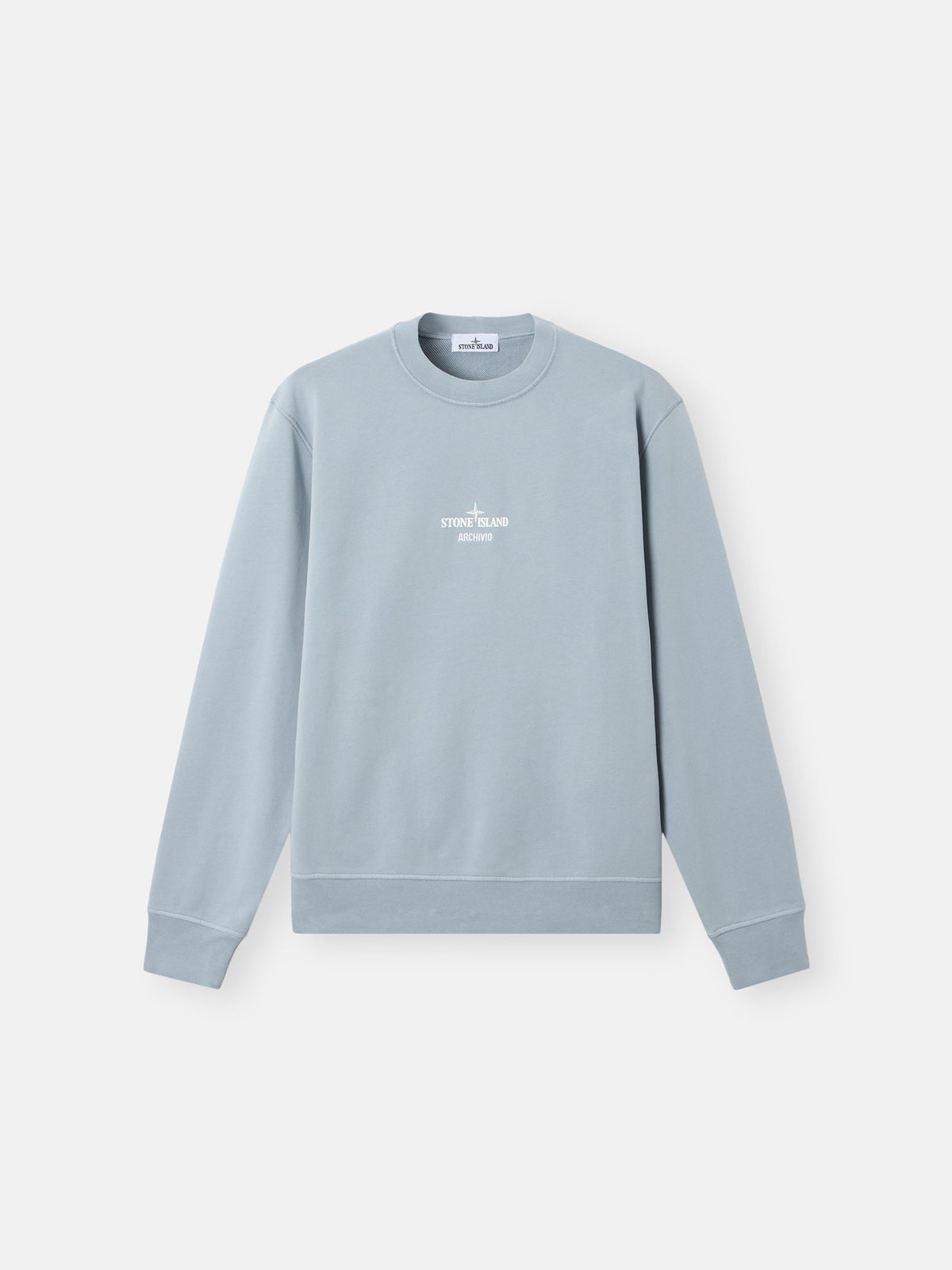 Stone Island Regular-Fit Crewneck Sweatshirt with Seasonal 'archivio' Print 6100046