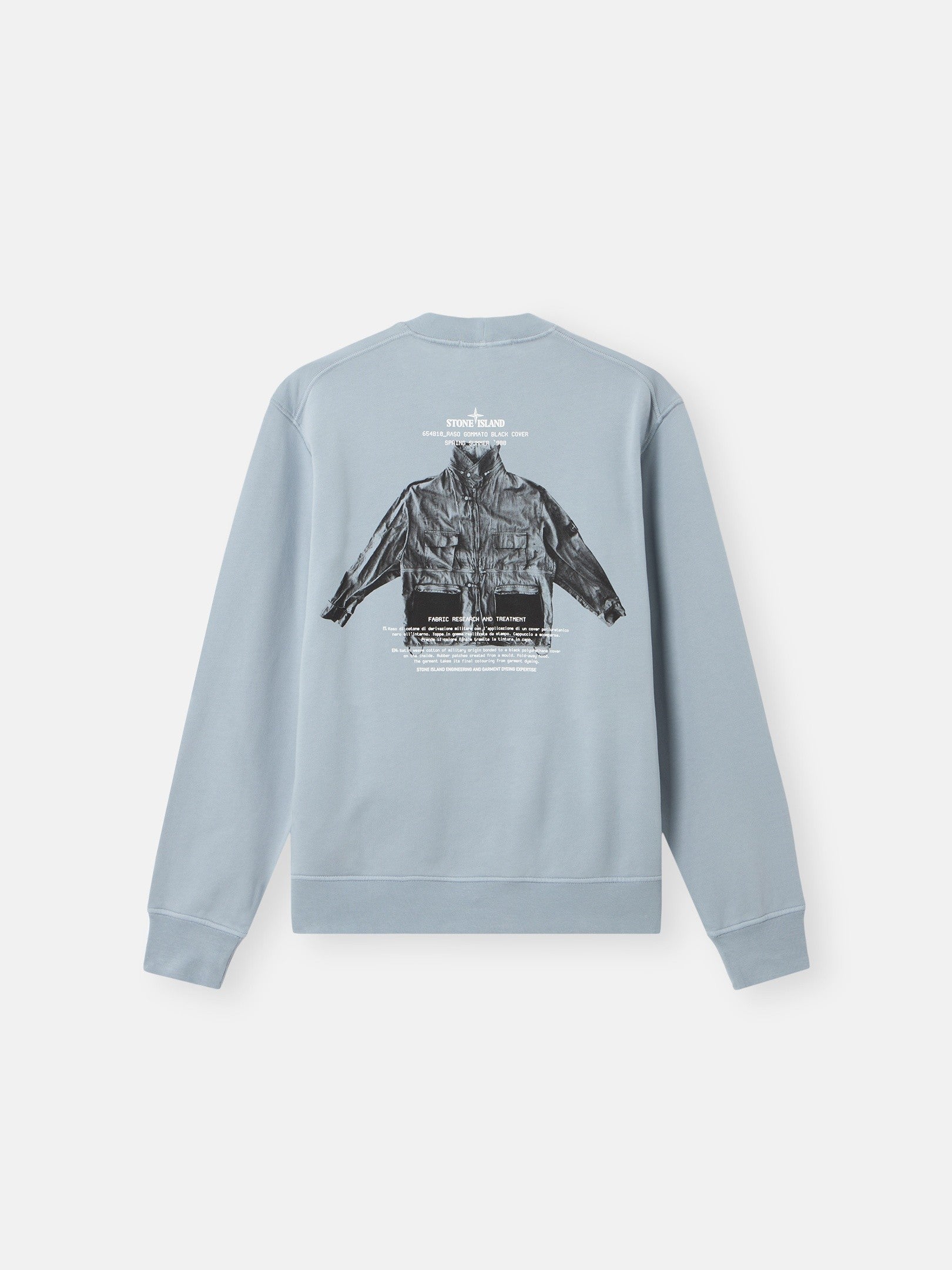 Stone Island Regular-Fit Crewneck Sweatshirt with Seasonal 'archivio' Print 6100046