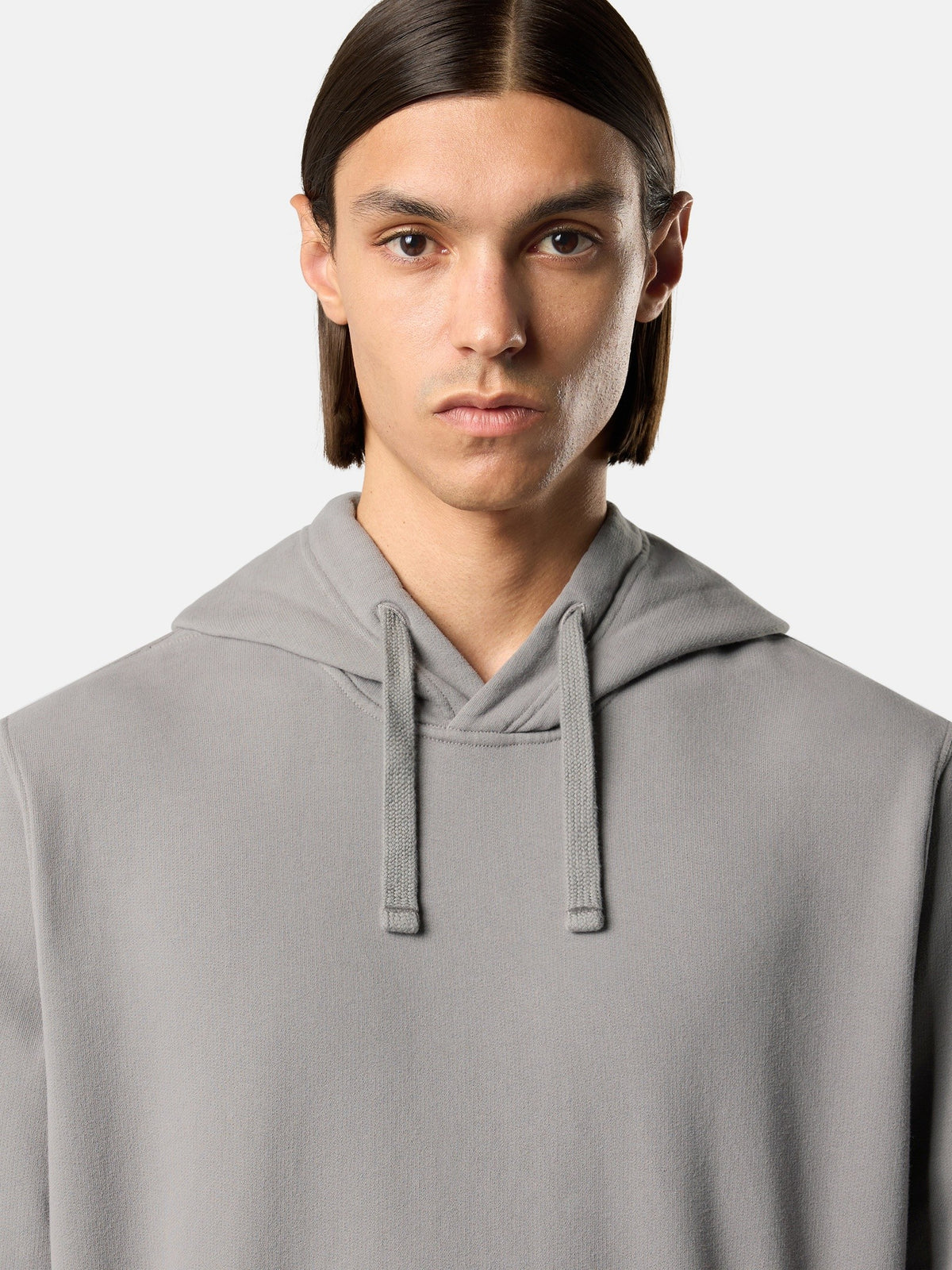 Stone Island Regular-Fit Hooded Sweatshirt with Thumbhole Cuffs 6100048