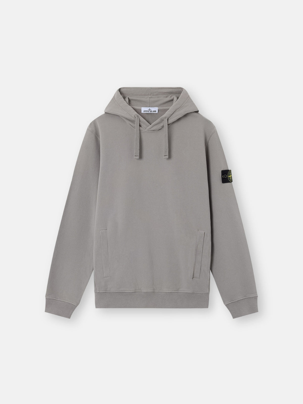 Stone Island Regular-Fit Hooded Sweatshirt with Thumbhole Cuffs 6100048