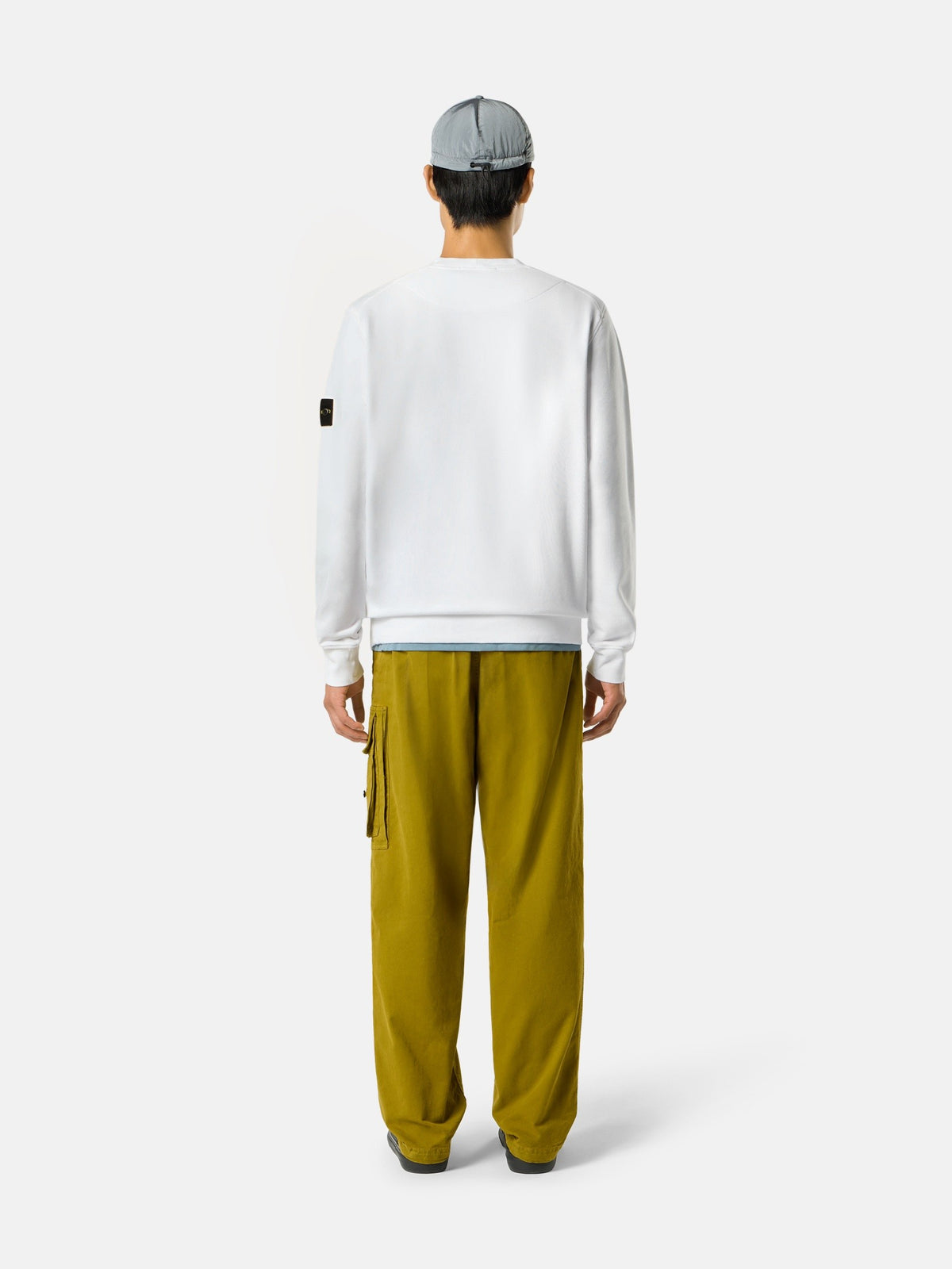 Stone Island Regular-Fit Crewneck Sweatshirt with Raglan Sleeves 6100060