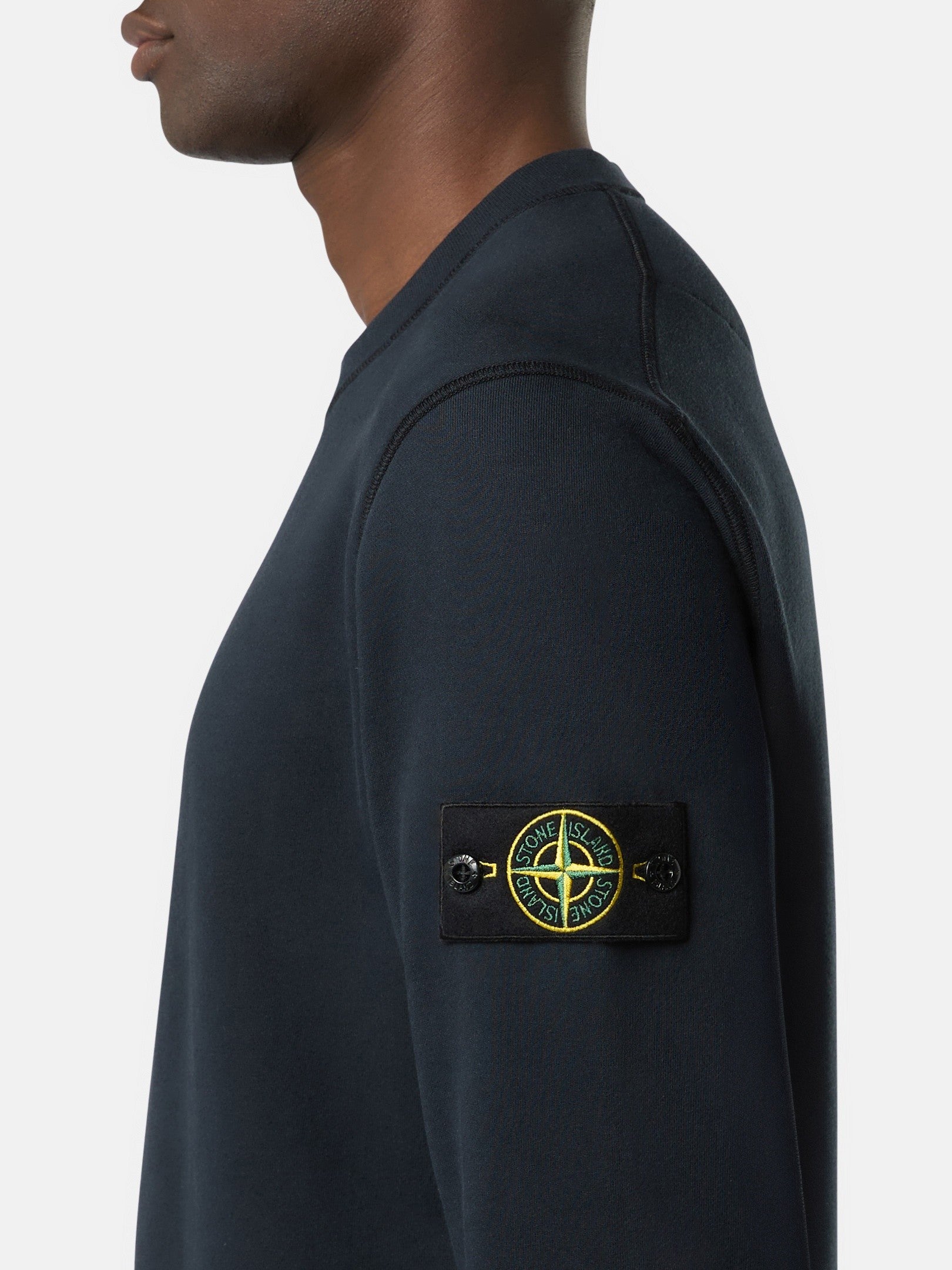 Stone Island Regular-Fit Crewneck Sweatshirt with Raglan Sleeves 6100060