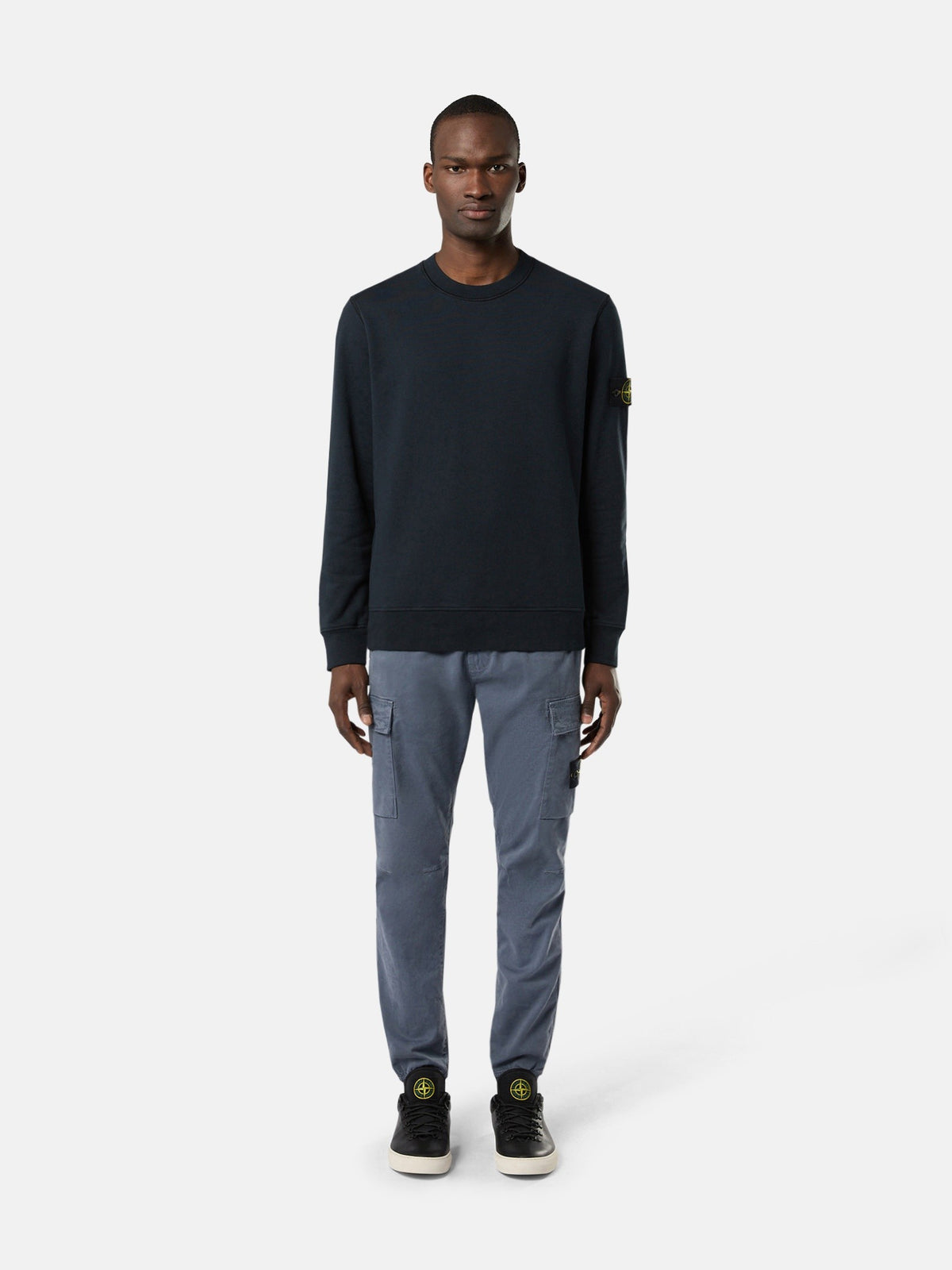 Stone Island Regular-Fit Crewneck Sweatshirt with Raglan Sleeves 6100060
