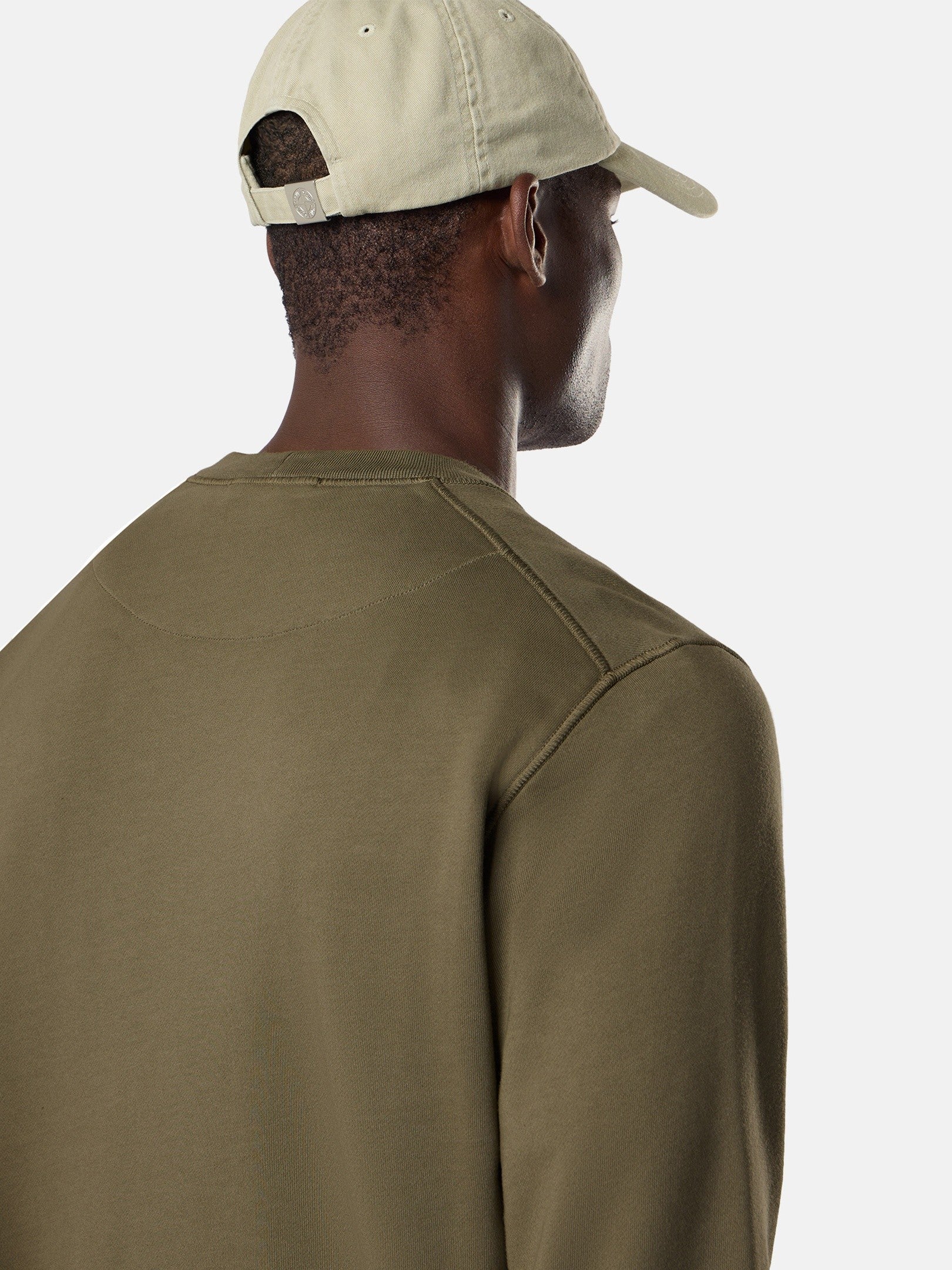Stone Island Regular-Fit Crewneck Sweatshirt with Raglan Sleeves 6100060