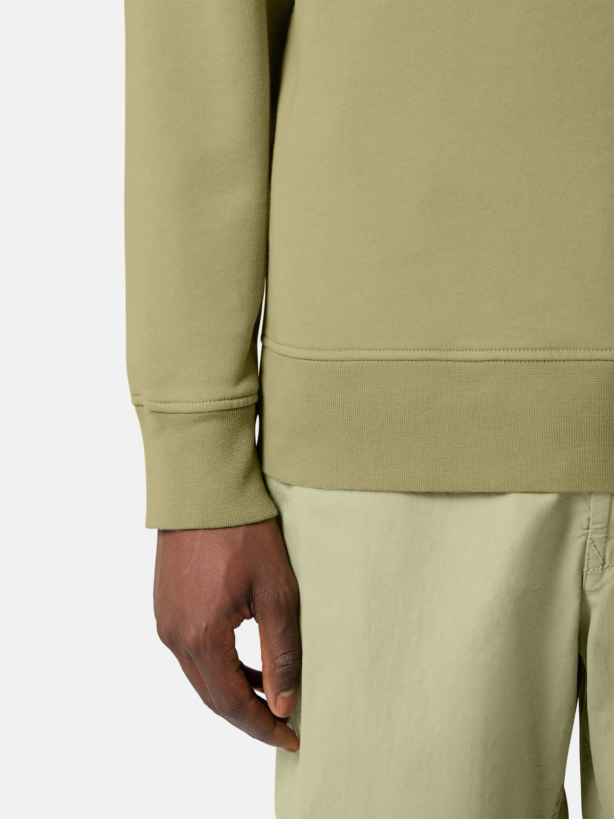 Stone Island Regular-Fit Crewneck Sweatshirt with Raglan Sleeves 6100060