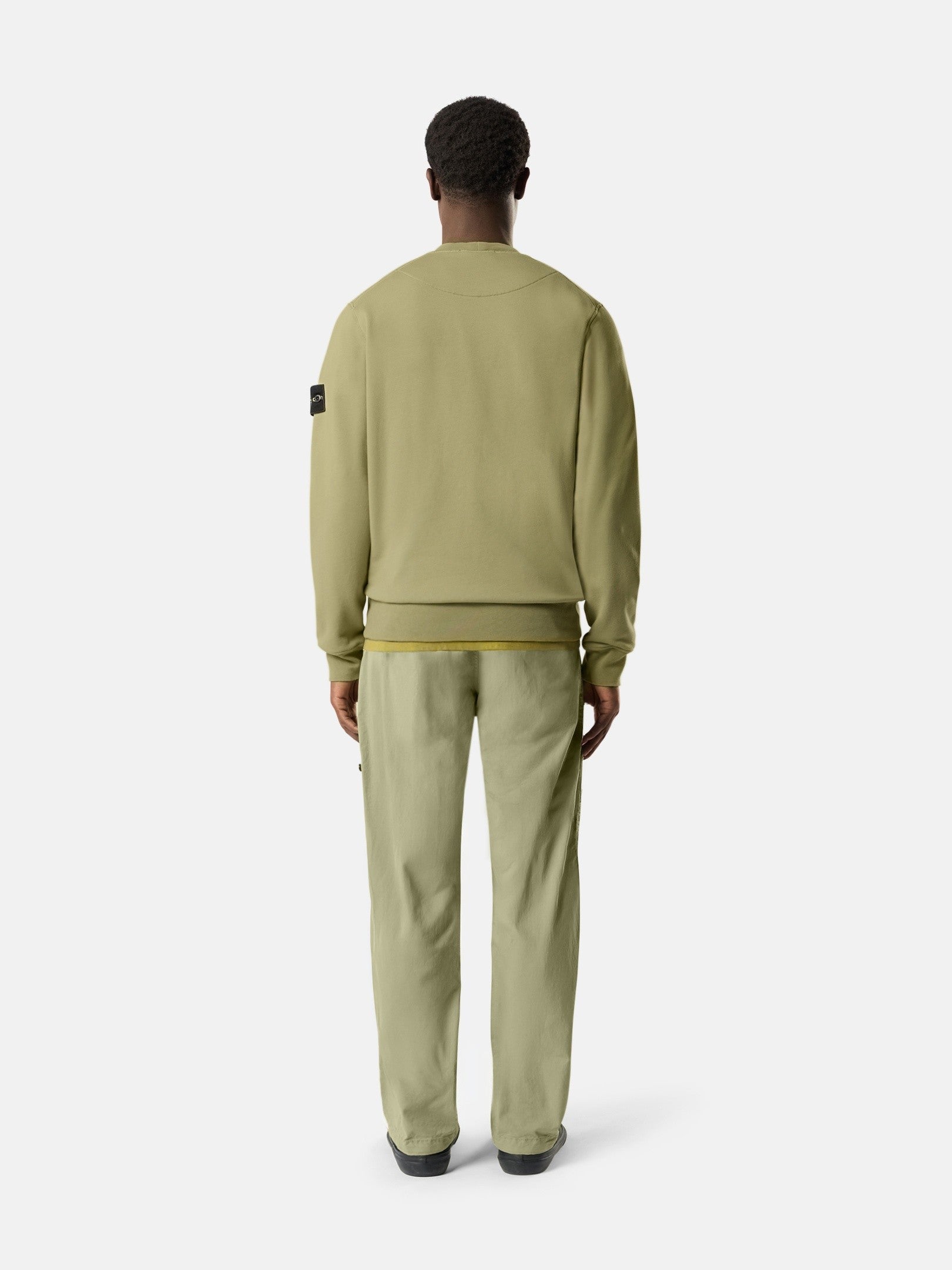 Stone Island Regular-Fit Crewneck Sweatshirt with Raglan Sleeves 6100060