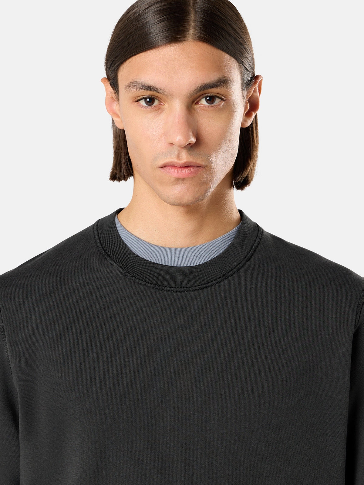 Stone Island Regular-Fit Crewneck Sweatshirt with Raglan Sleeves 6100060