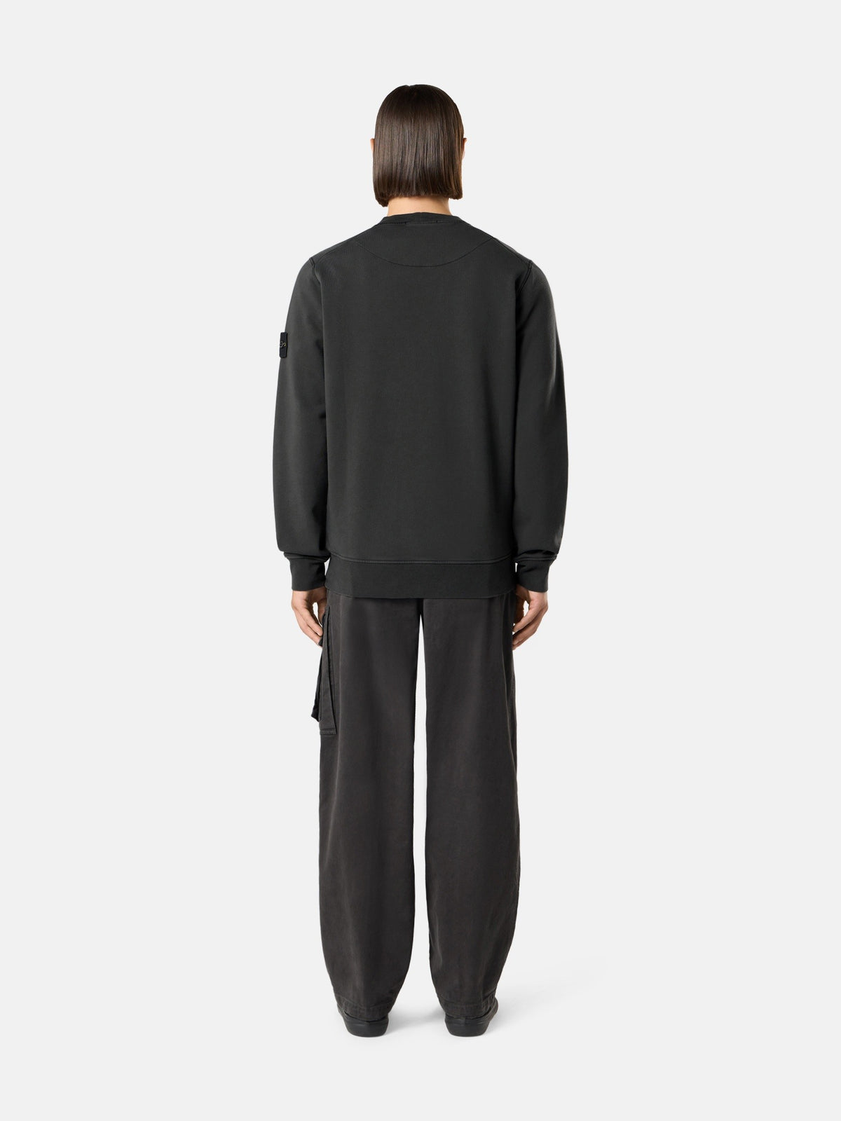 Stone Island Regular-Fit Crewneck Sweatshirt with Raglan Sleeves 6100060