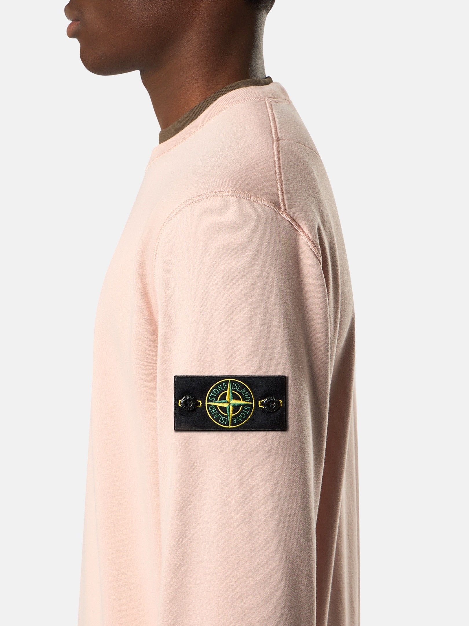Stone Island Regular-Fit Crewneck Sweatshirt with Raglan Sleeves 6100060
