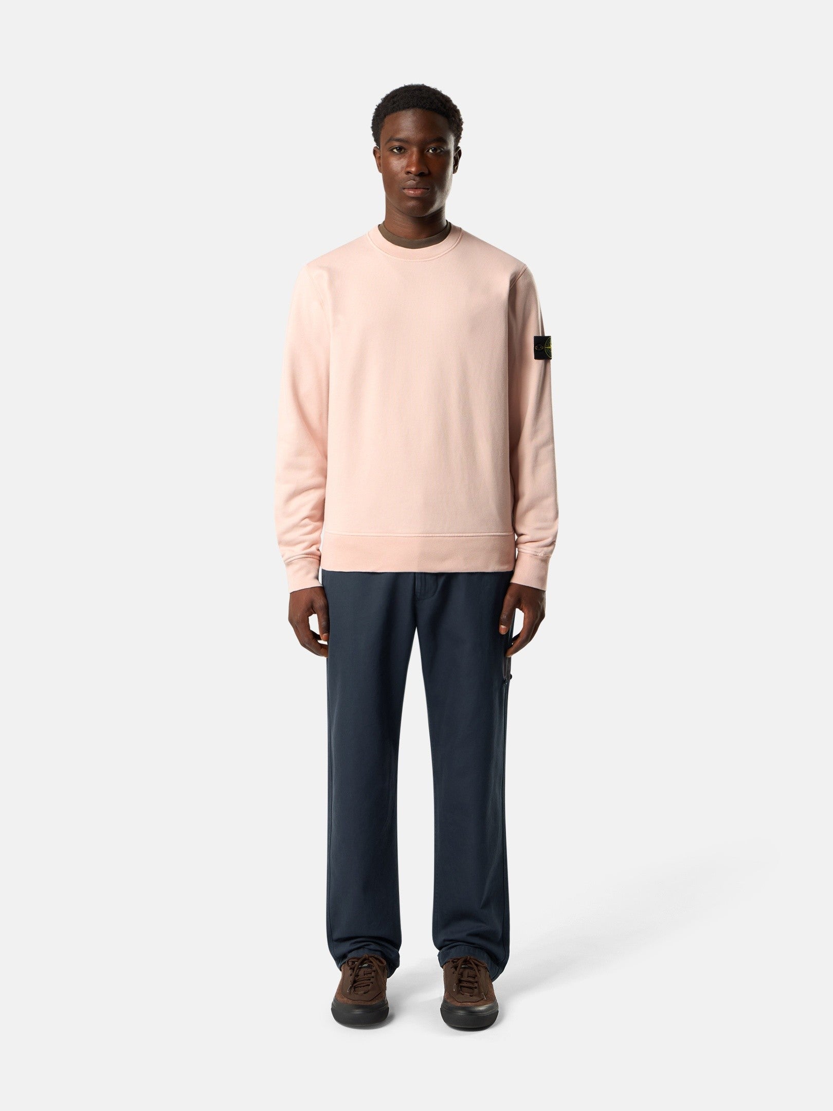 Stone Island Regular-Fit Crewneck Sweatshirt with Raglan Sleeves 6100060