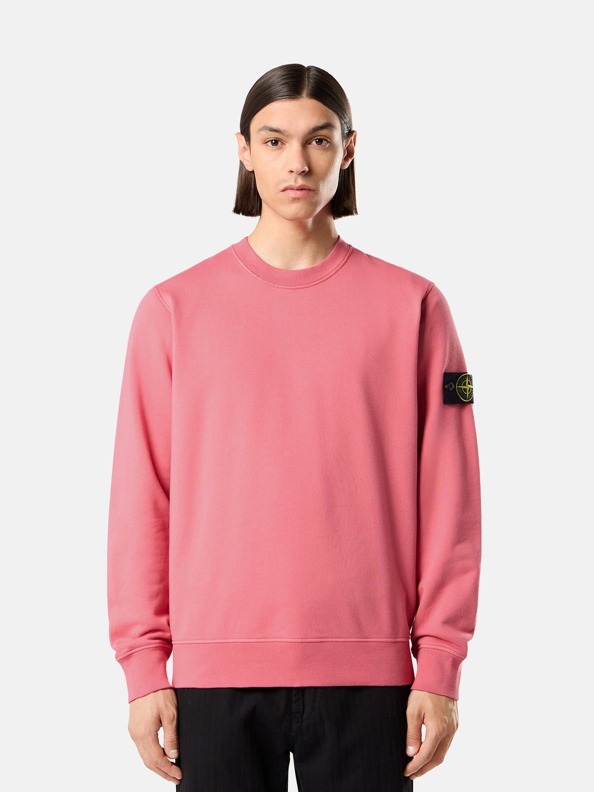 Stone Island Regular-Fit Crewneck Sweatshirt with Raglan Sleeves 6100060