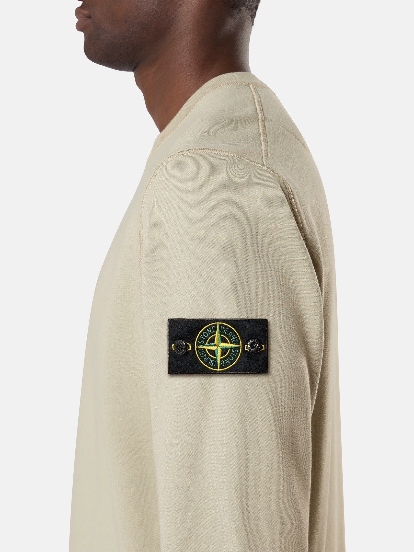 Stone Island Regular-Fit Crewneck Sweatshirt with Raglan Sleeves 6100060