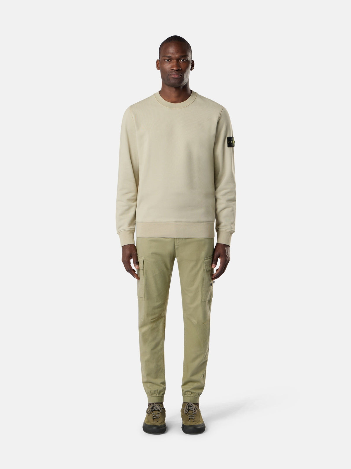 Stone Island Regular-Fit Crewneck Sweatshirt with Raglan Sleeves 6100060
