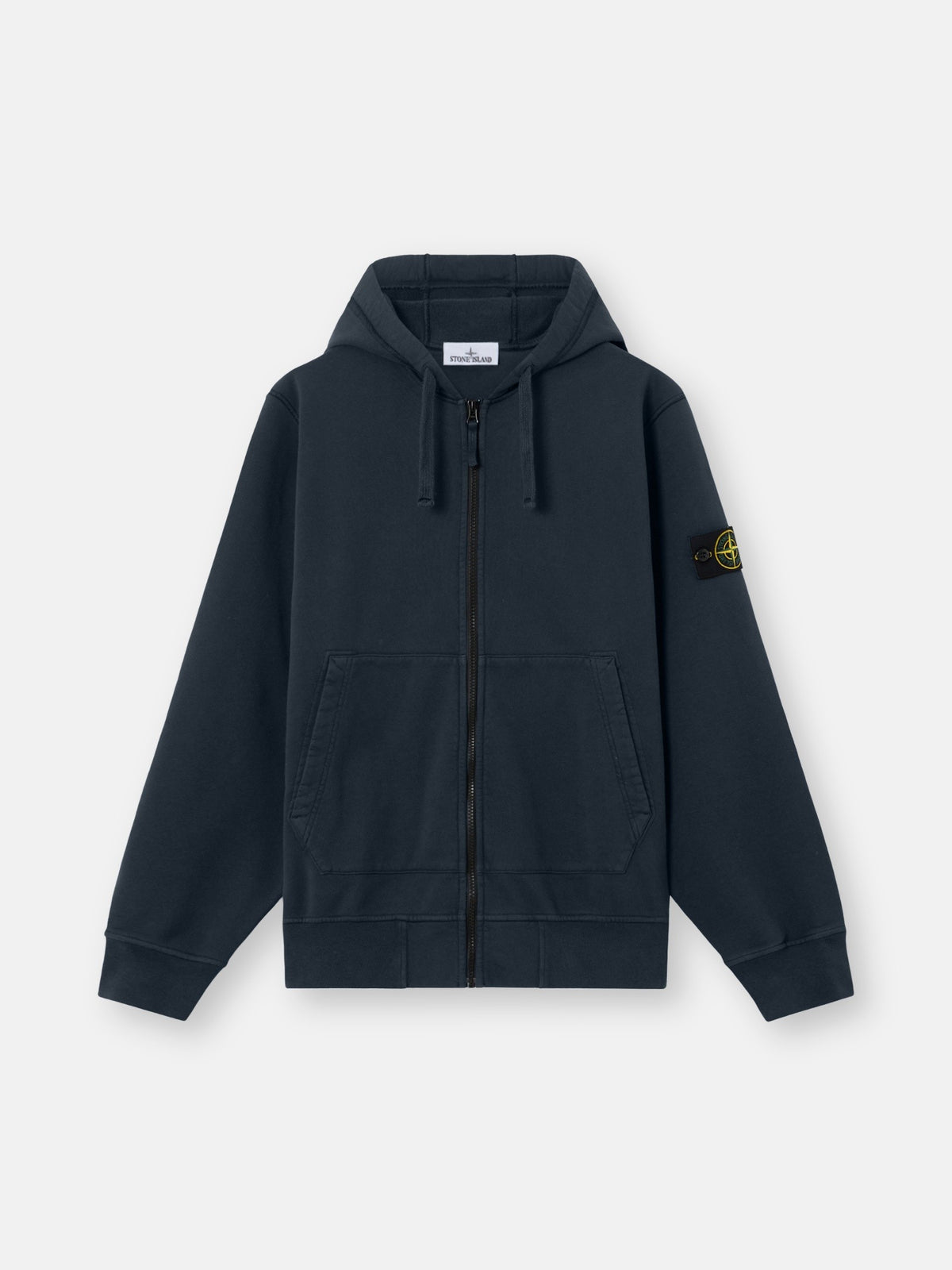 Stone Island Regular-Fit Zip-Up Hooded Sweatshirt with Pockets 6100061
