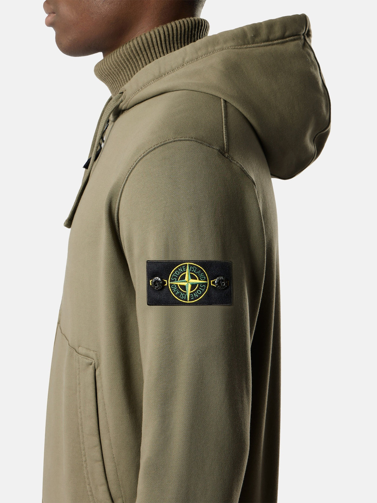 Stone Island Regular-Fit Zip-Up Hooded Sweatshirt with Pockets 6100061