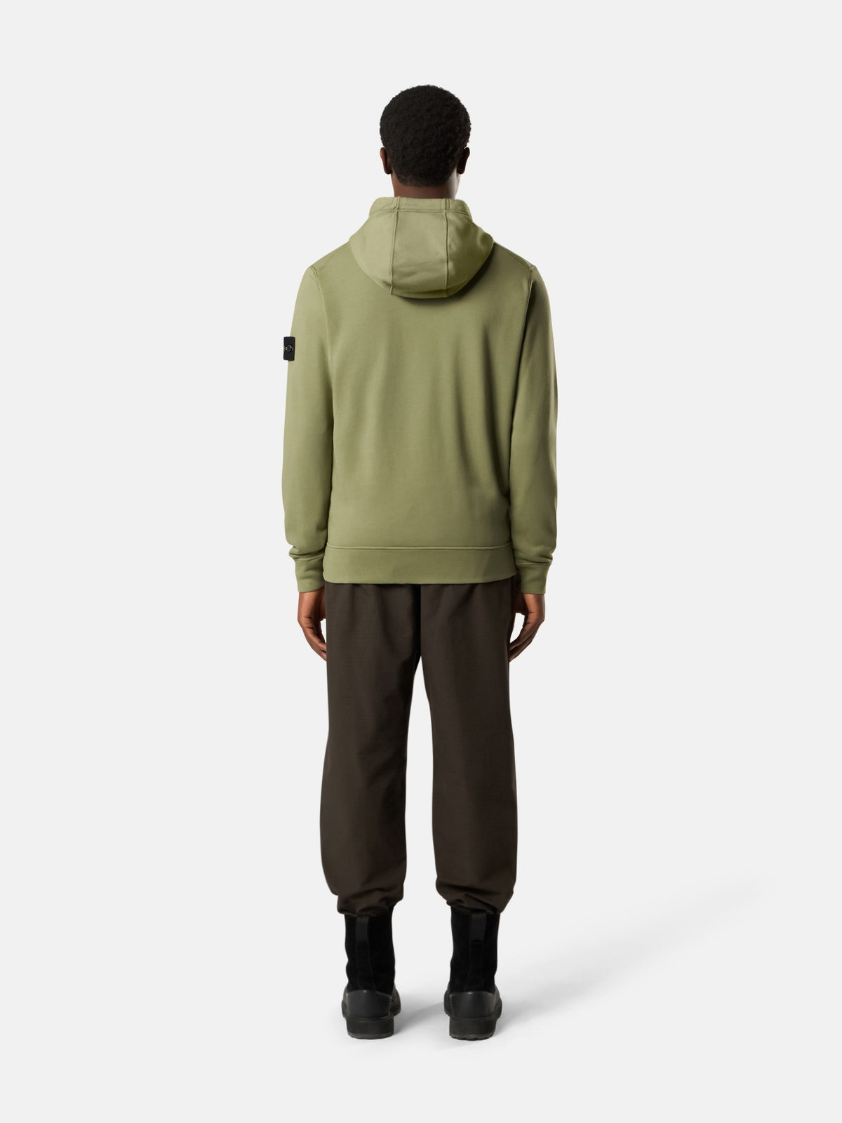 Stone Island Regular-Fit Zip-Up Hooded Sweatshirt with Pockets 6100061