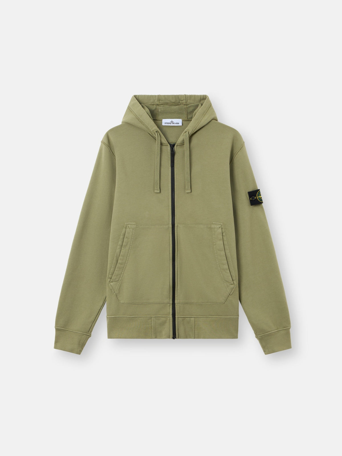 Stone Island Regular-Fit Zip-Up Hooded Sweatshirt with Pockets 6100061