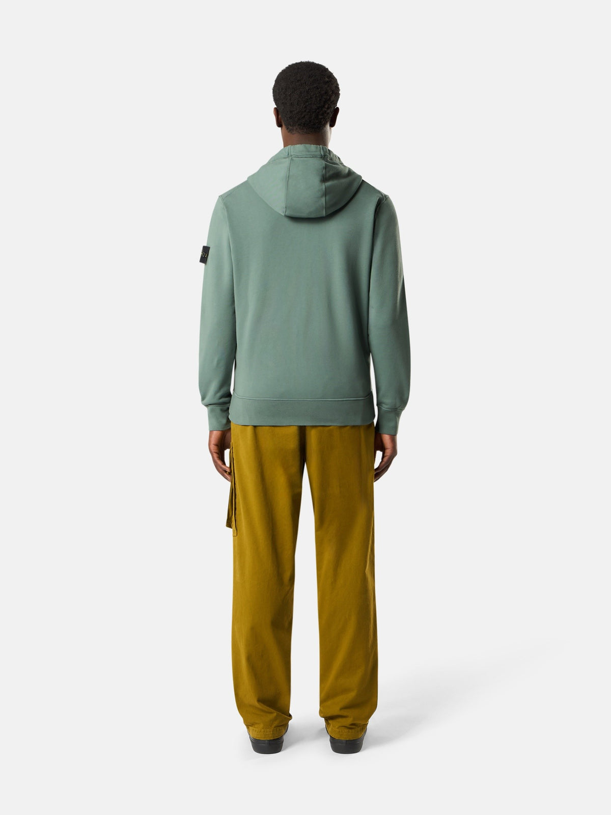 Stone Island Regular-Fit Zip-Up Hooded Sweatshirt with Pockets 6100061