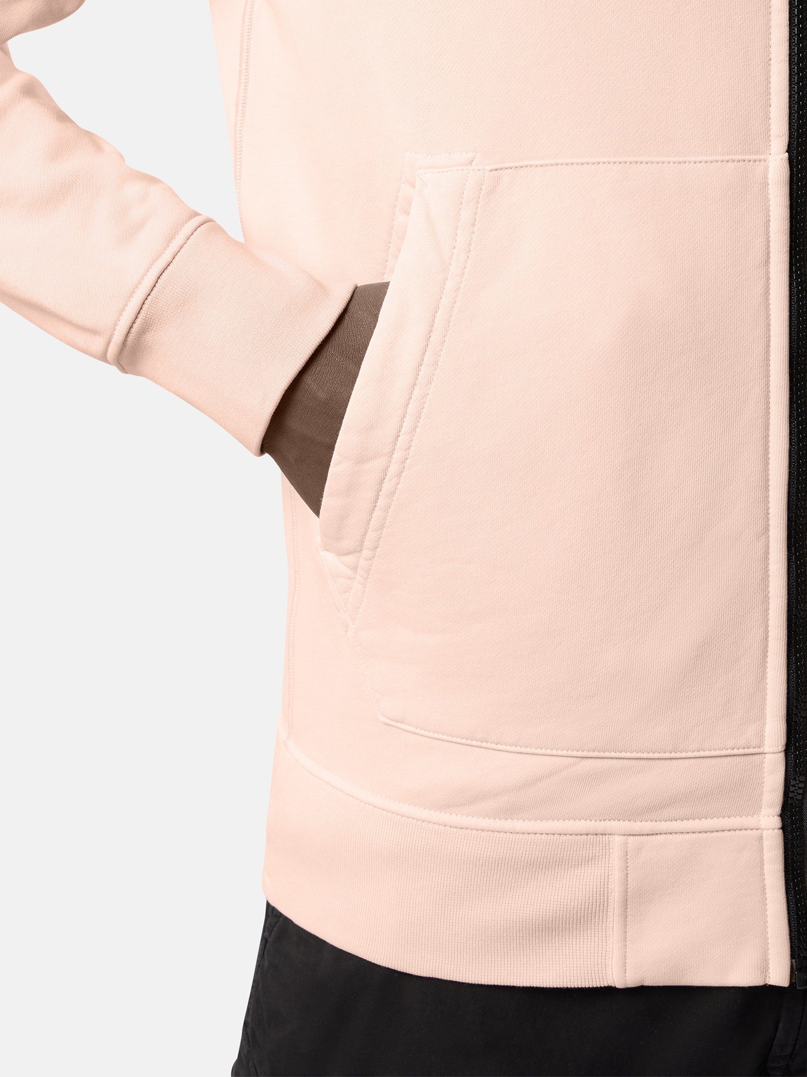 Stone Island Regular-Fit Zip-Up Hooded Sweatshirt with Pockets 6100061