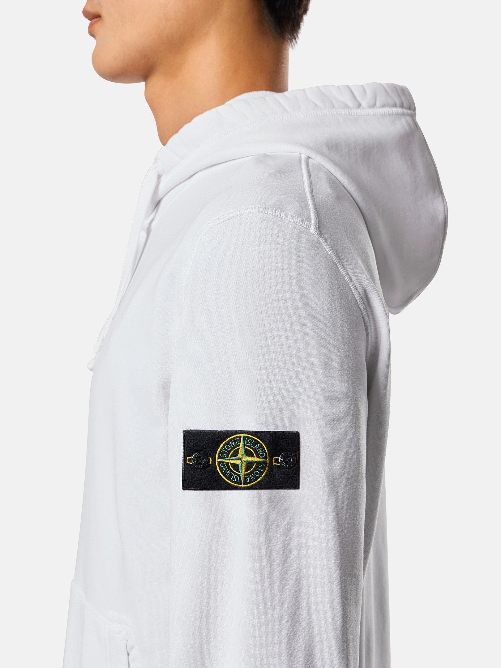 Stone Island Regular-Fit Hooded Sweatshirt with Pouch Pocket 6100062