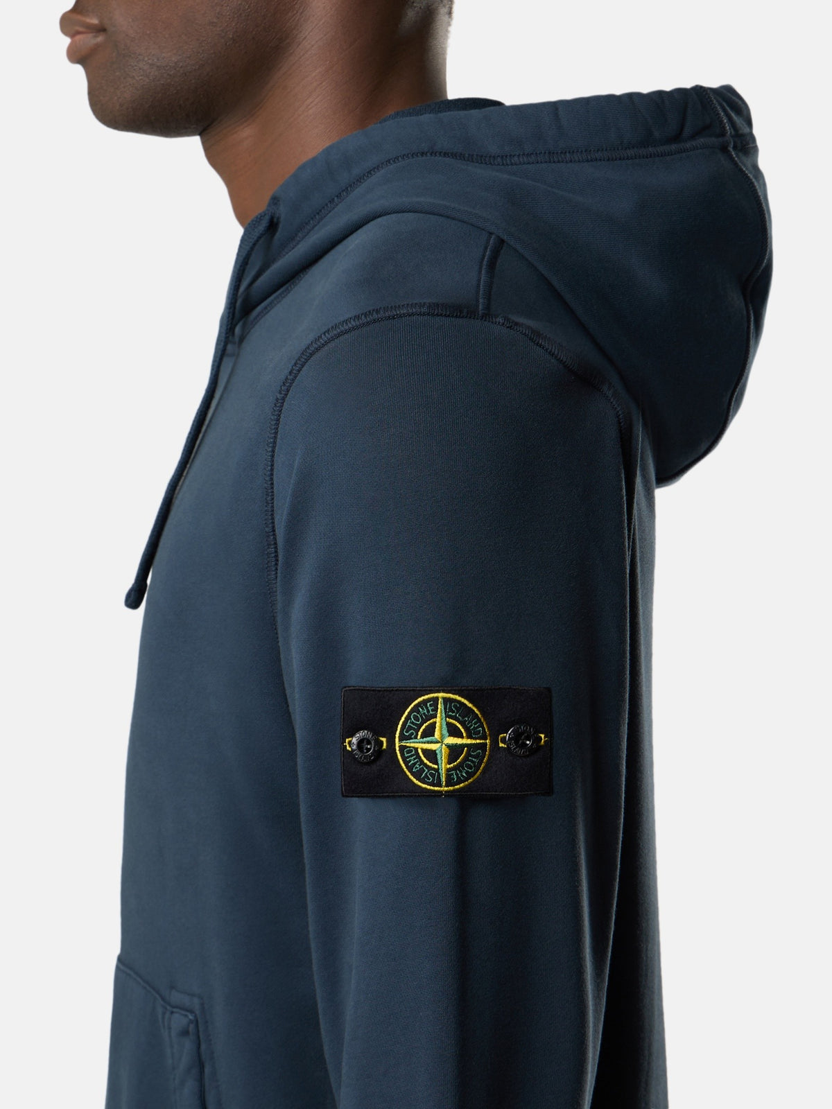 Stone Island Regular-Fit Hooded Sweatshirt with Pouch Pocket 6100062