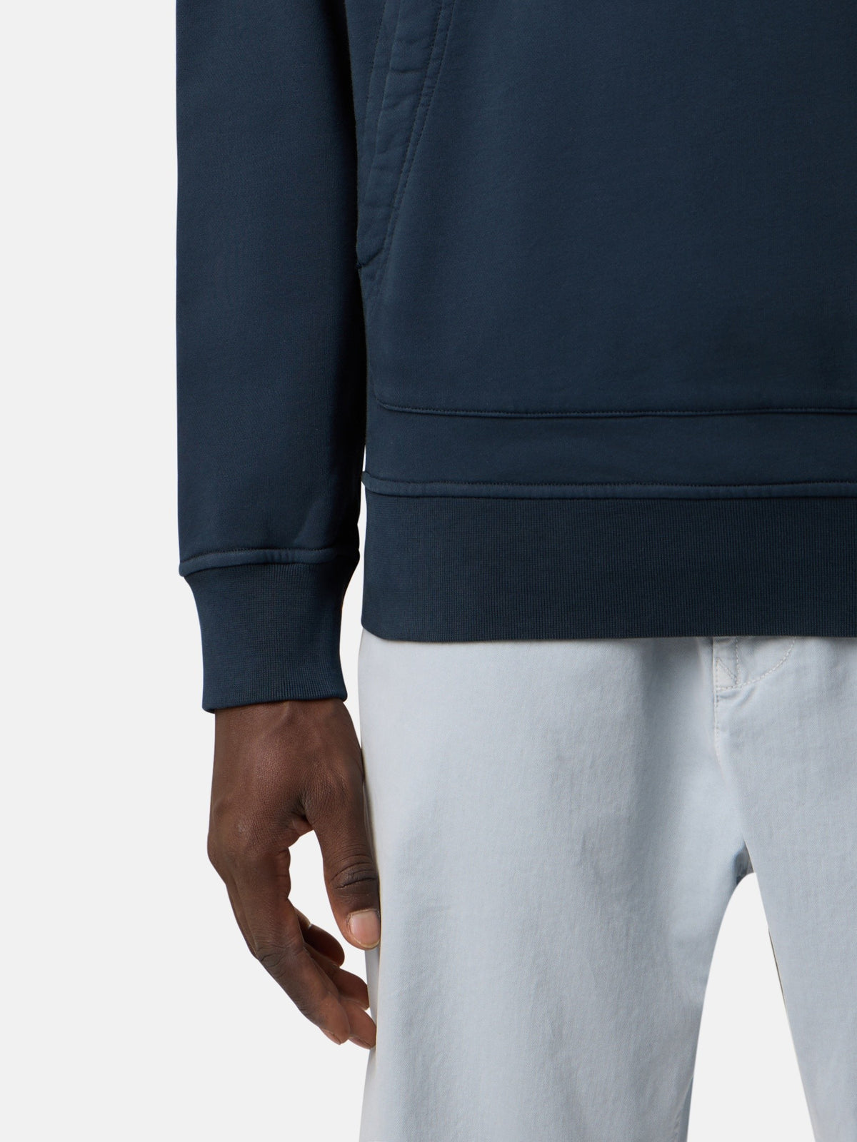 Stone Island Regular-Fit Hooded Sweatshirt with Pouch Pocket 6100062