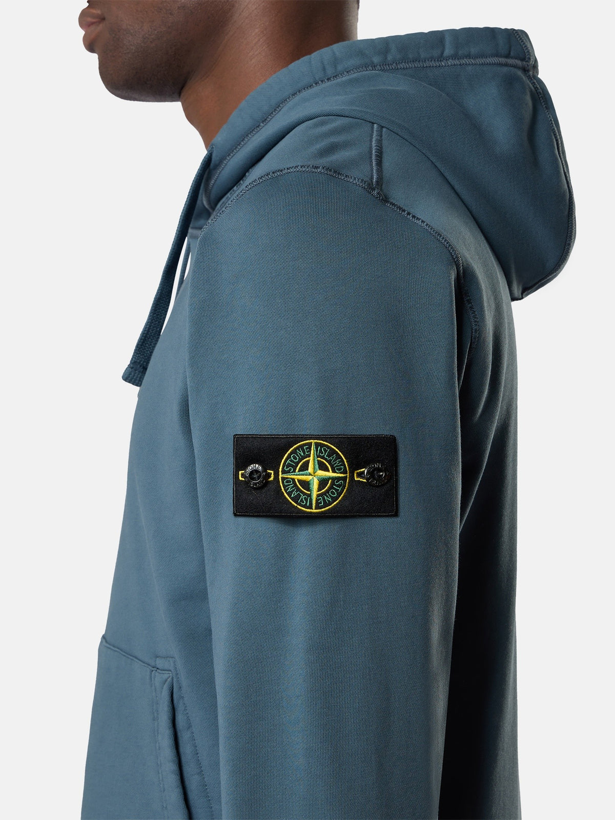 Stone Island Regular-Fit Hooded Sweatshirt with Pouch Pocket 6100062