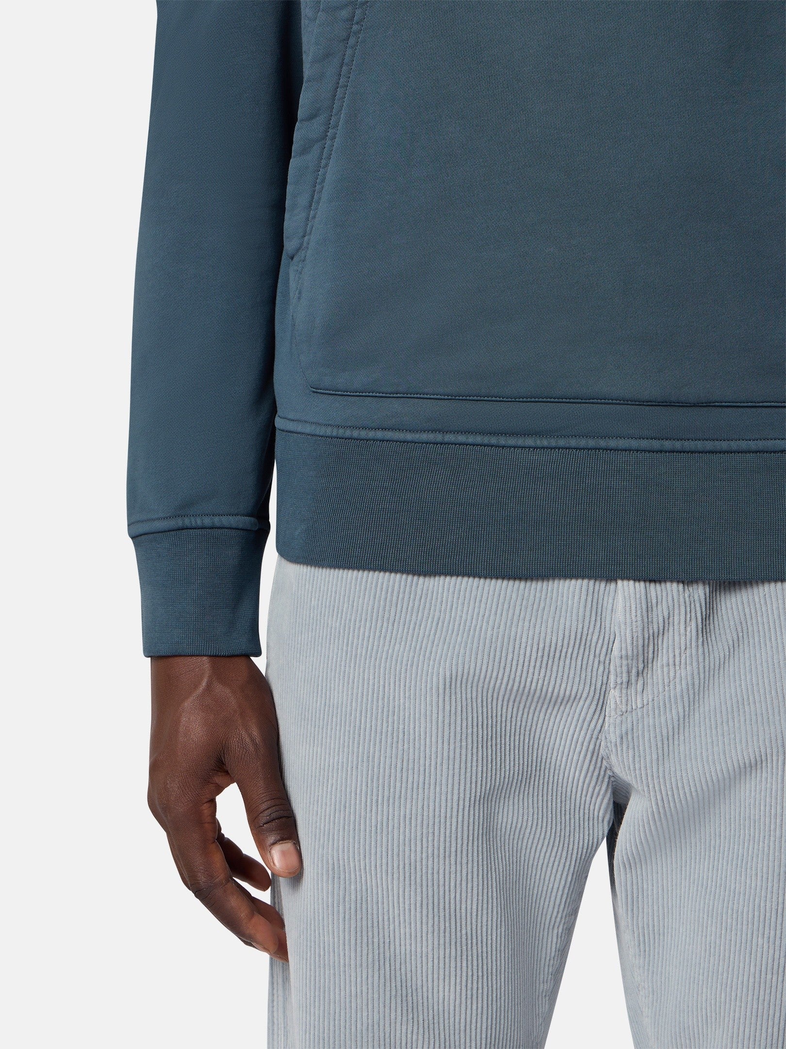 Stone Island Regular-Fit Hooded Sweatshirt with Pouch Pocket 6100062