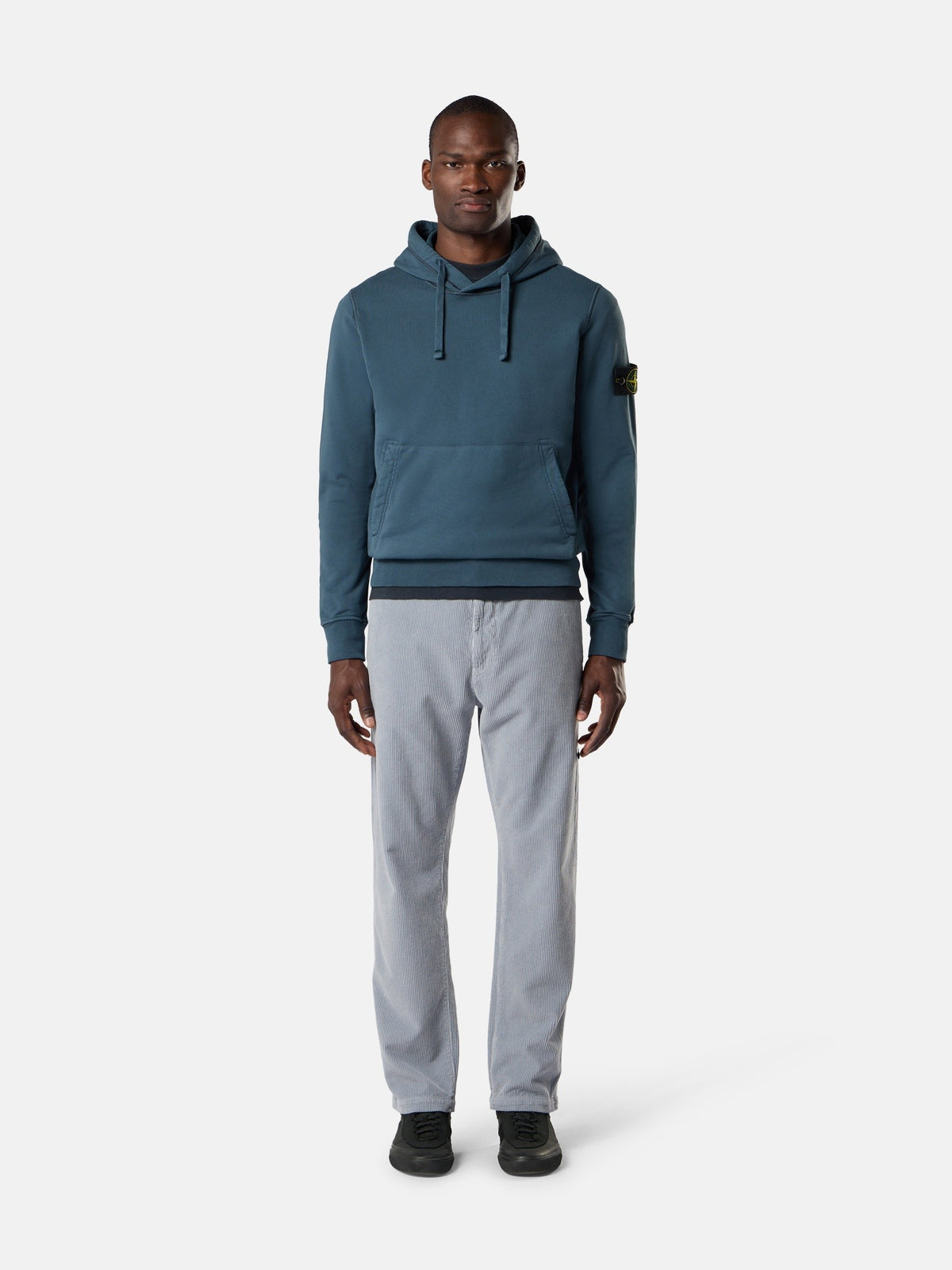 Stone Island Regular-Fit Hooded Sweatshirt with Pouch Pocket 6100062