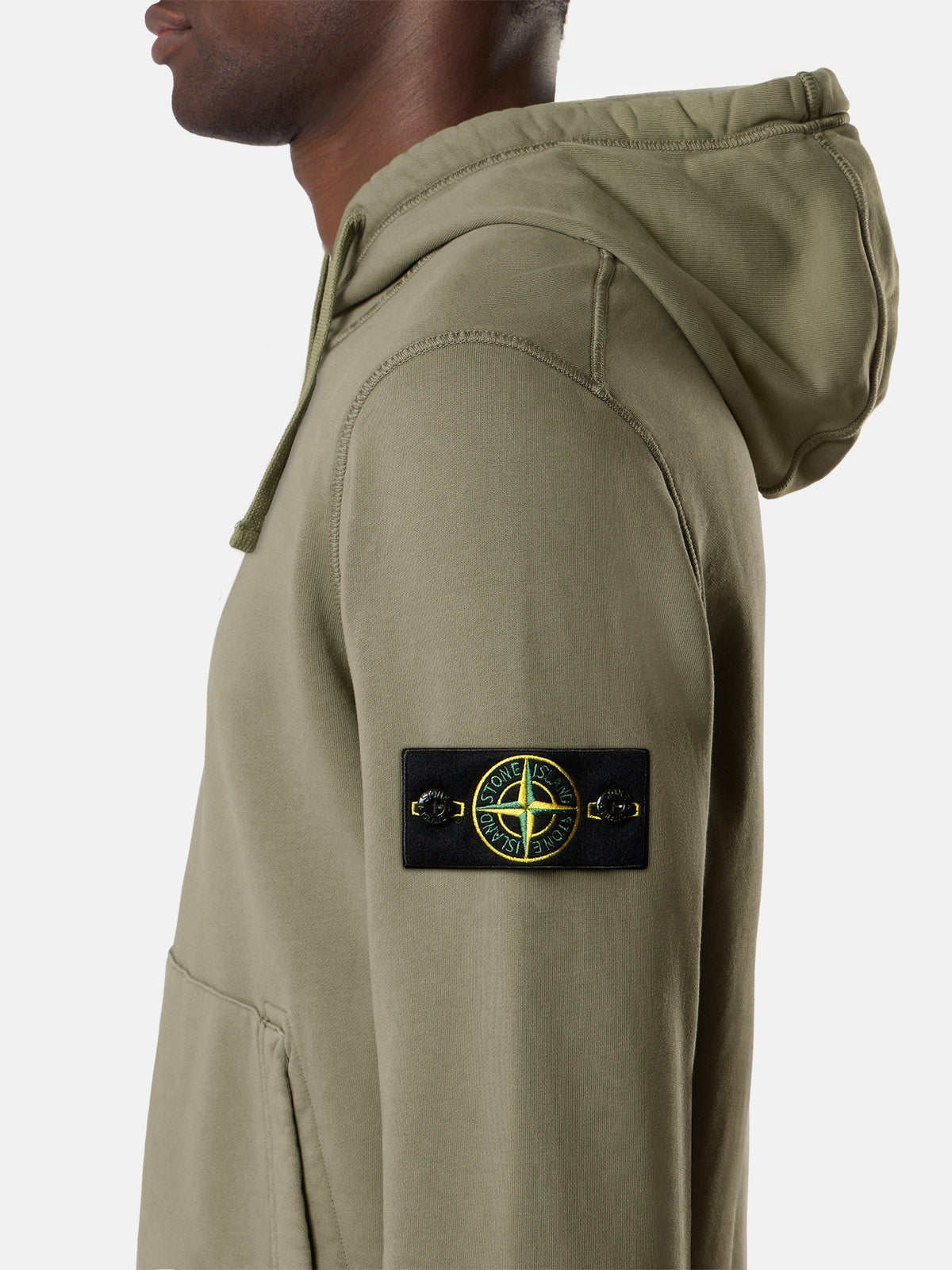 Stone Island Regular-Fit Hooded Sweatshirt with Pouch Pocket 6100062