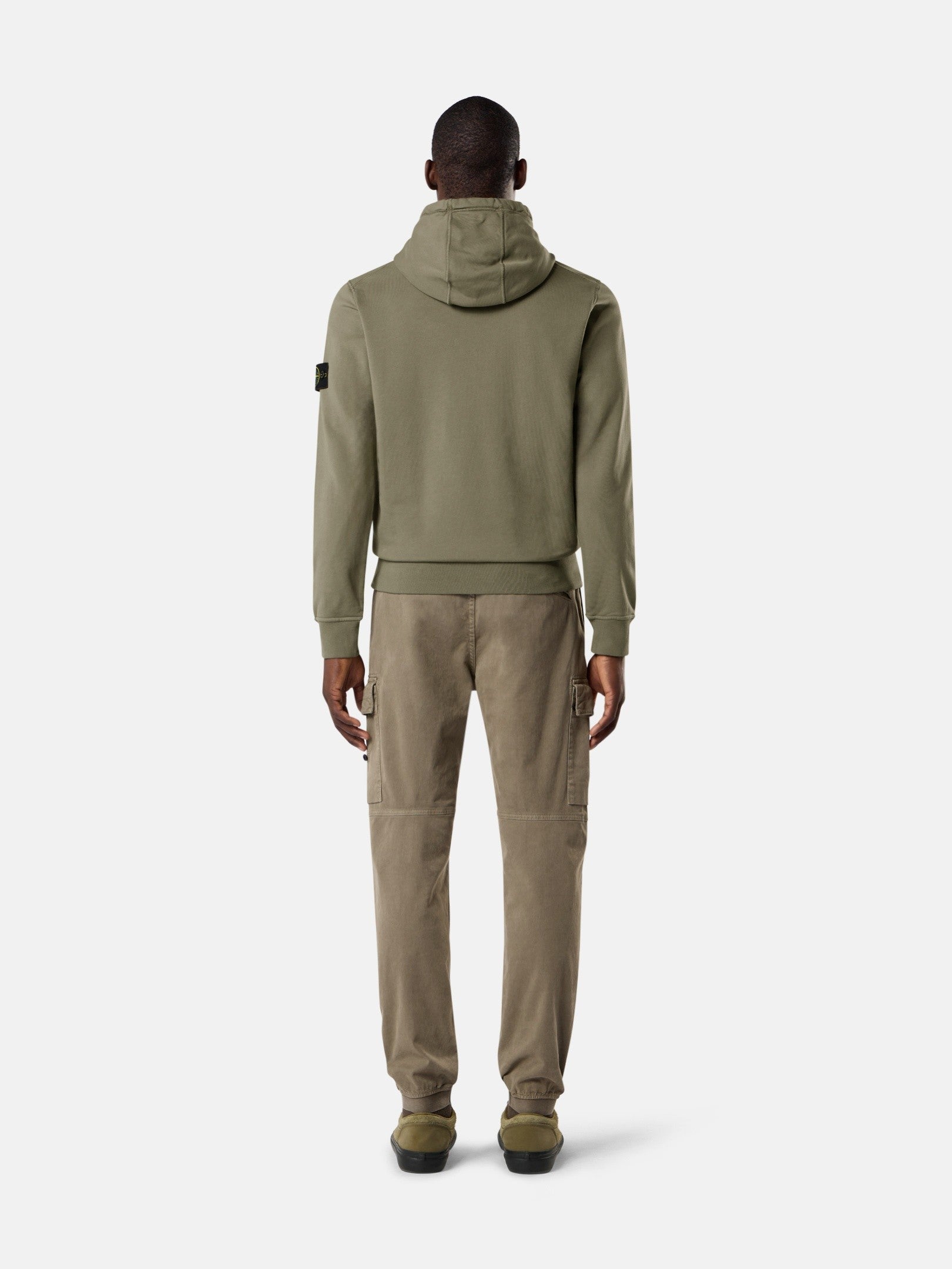 Stone Island Regular-Fit Hooded Sweatshirt with Pouch Pocket 6100062