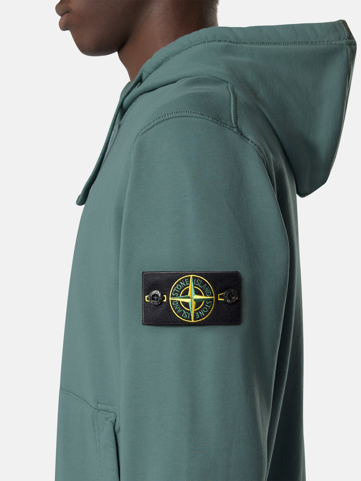 Stone Island Regular-Fit Hooded Sweatshirt with Pouch Pocket 6100062