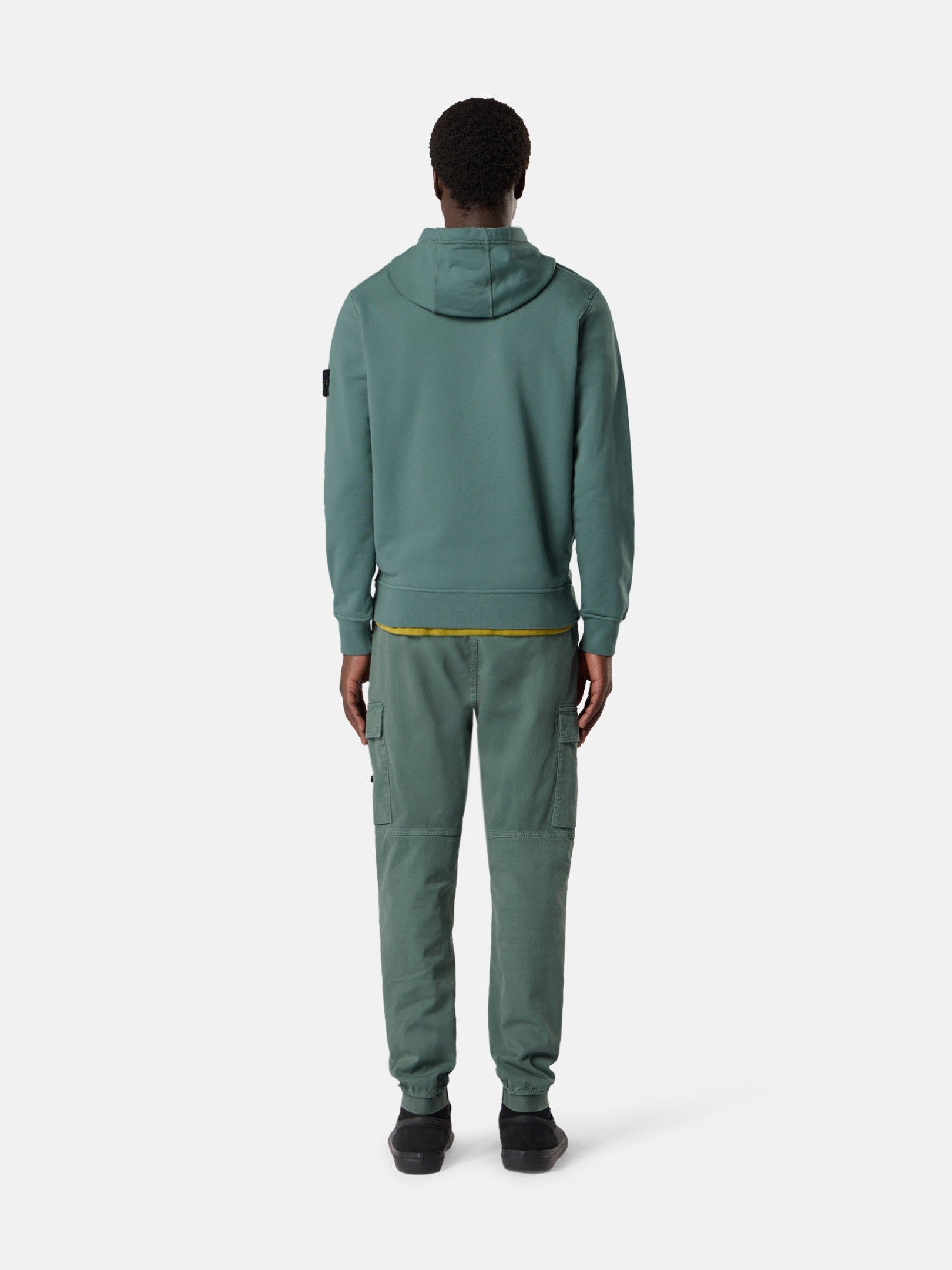 Stone Island Regular-Fit Hooded Sweatshirt with Pouch Pocket 6100062